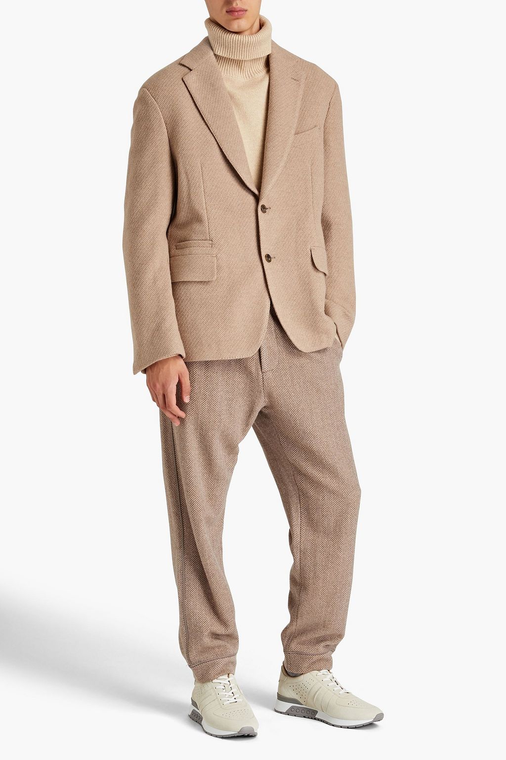 FERRAGAMO Blazer aus einer Woll-Kaschmirmischung