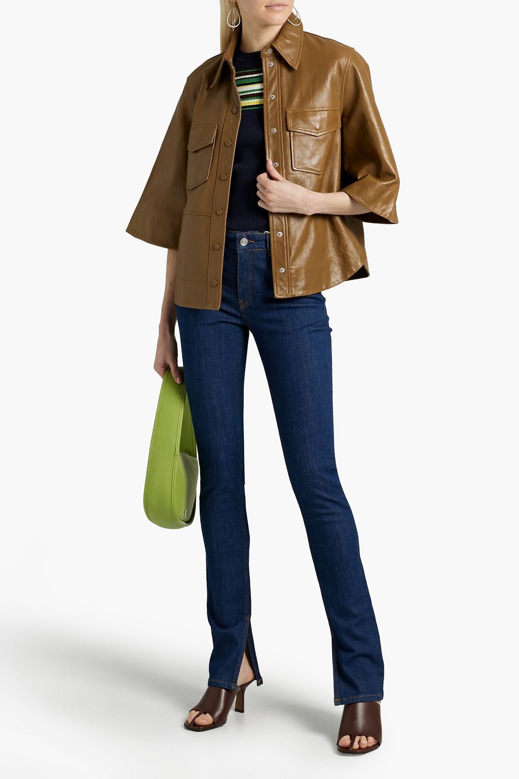 GANNI Mid-rise skinny jeans