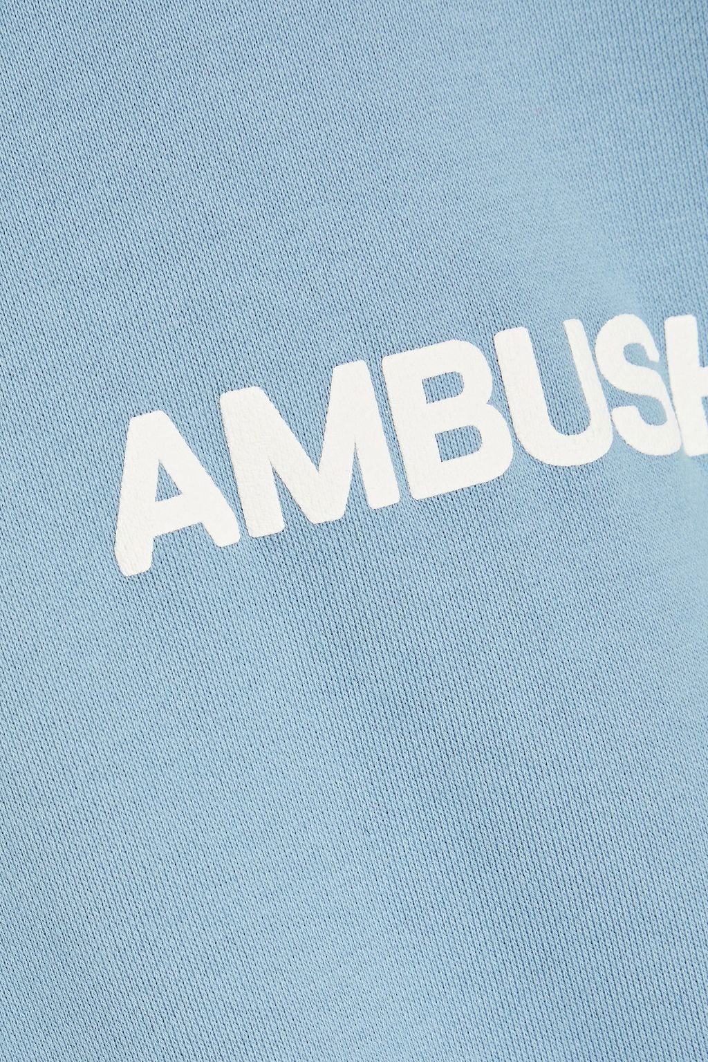 AMBUSH Oversized printed French cotton-terry sweatshirt