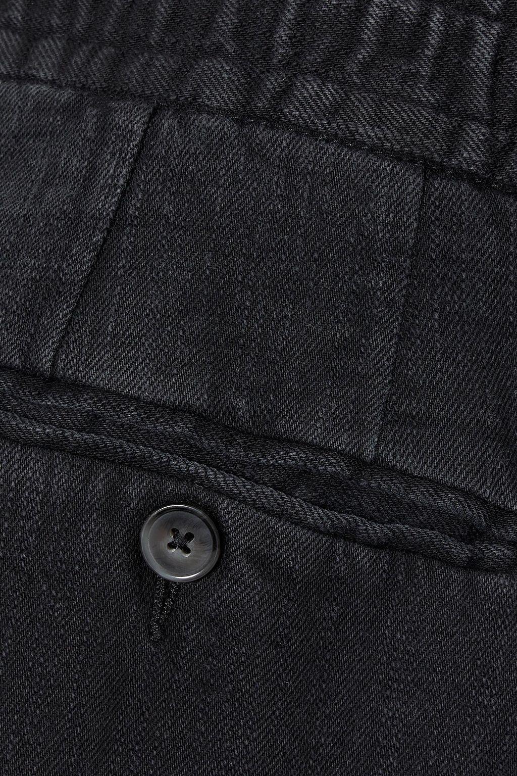 OFFICINE GÉNÉRALE Drew tapered cotton-twill drawstring pants