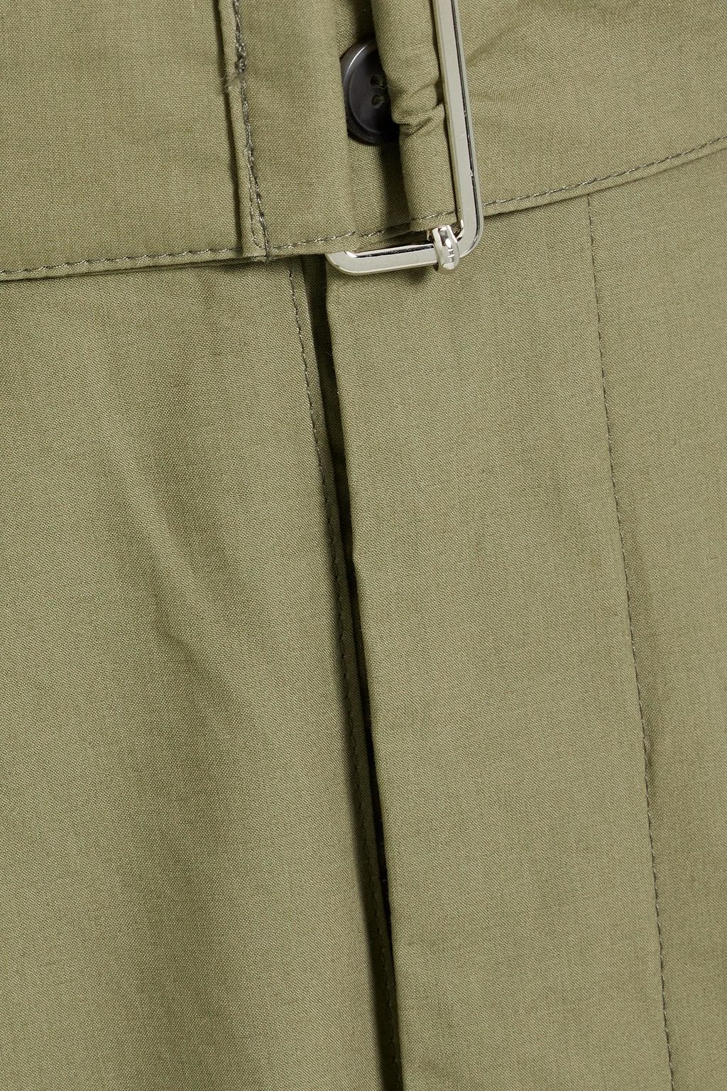 OFFICINE GÉNÉRALE Luigi belted cotton-poplin chinos