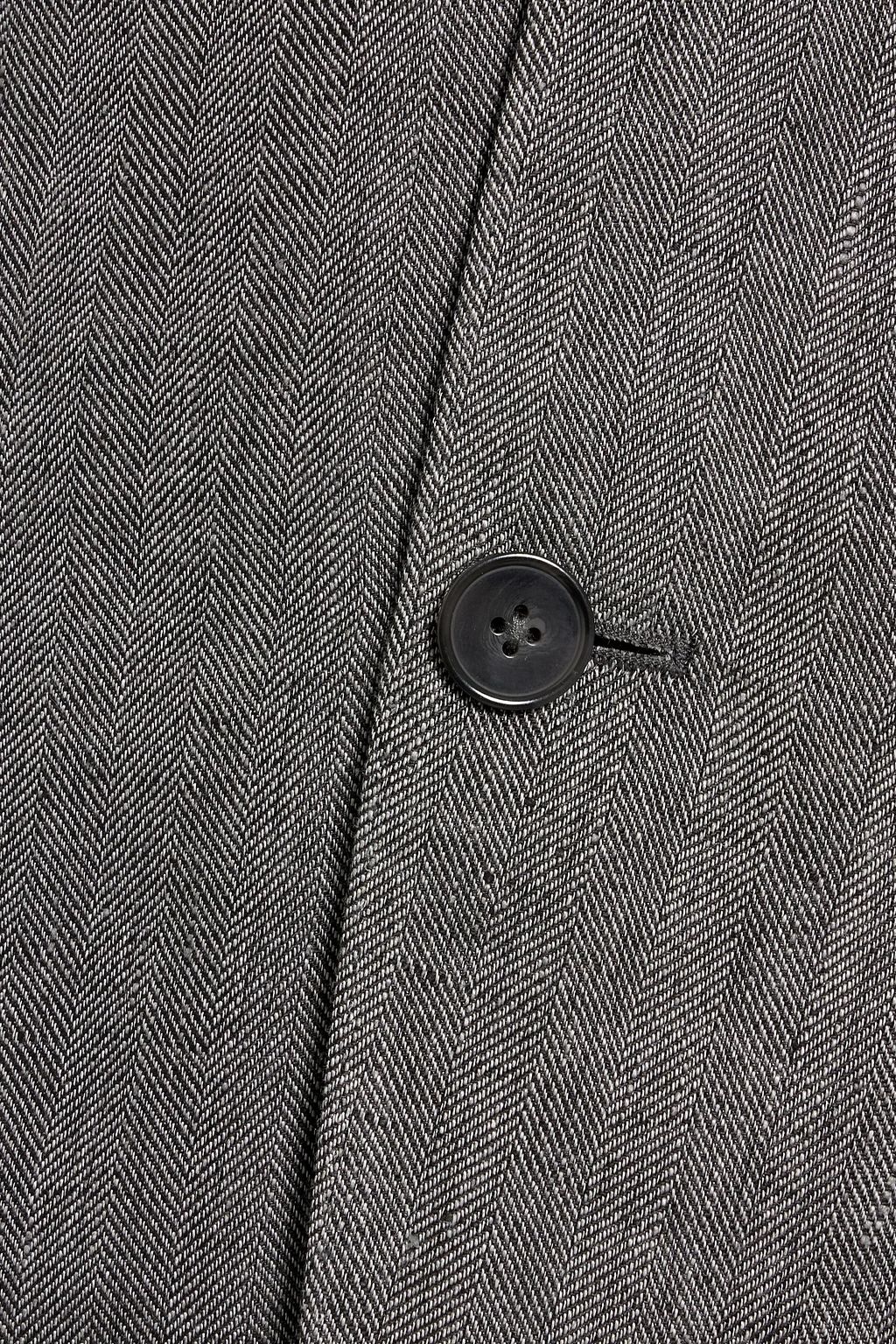 OFFICINE GÉNÉRALE Lightest herringbone linen blazer