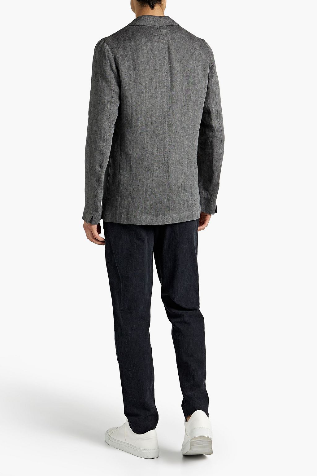 OFFICINE GÉNÉRALE Lightest herringbone linen blazer