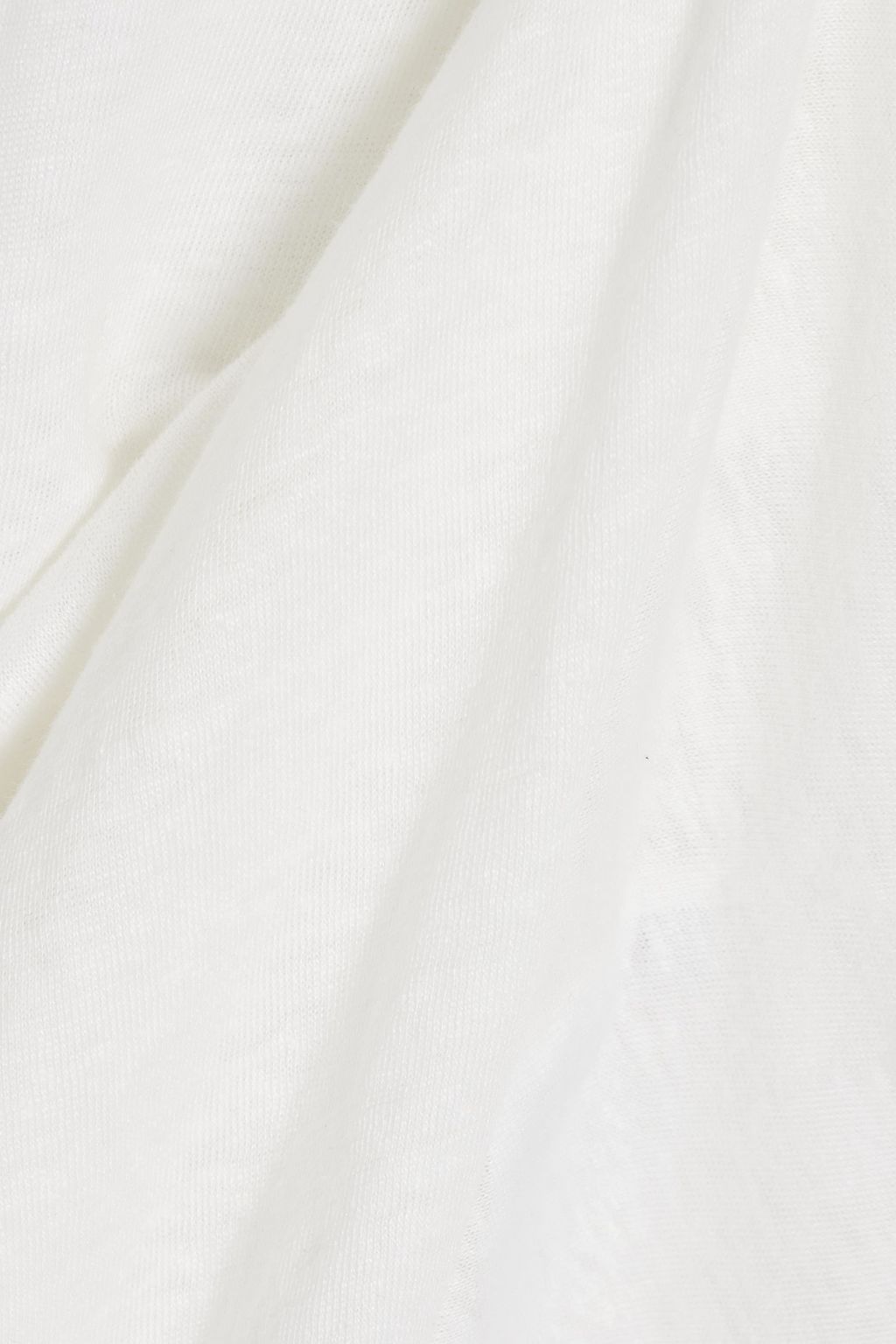 OFFICINE GÉNÉRALE Simon slub linen-jersey polo shirt