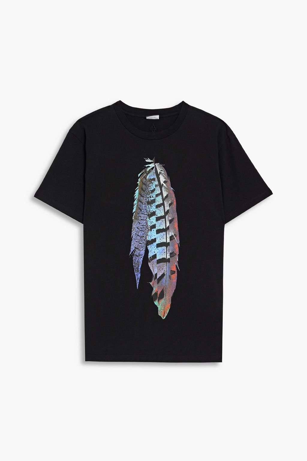 Black Genek Printed Cotton Jersey T Shirt Marcelo Burlon The Outnet