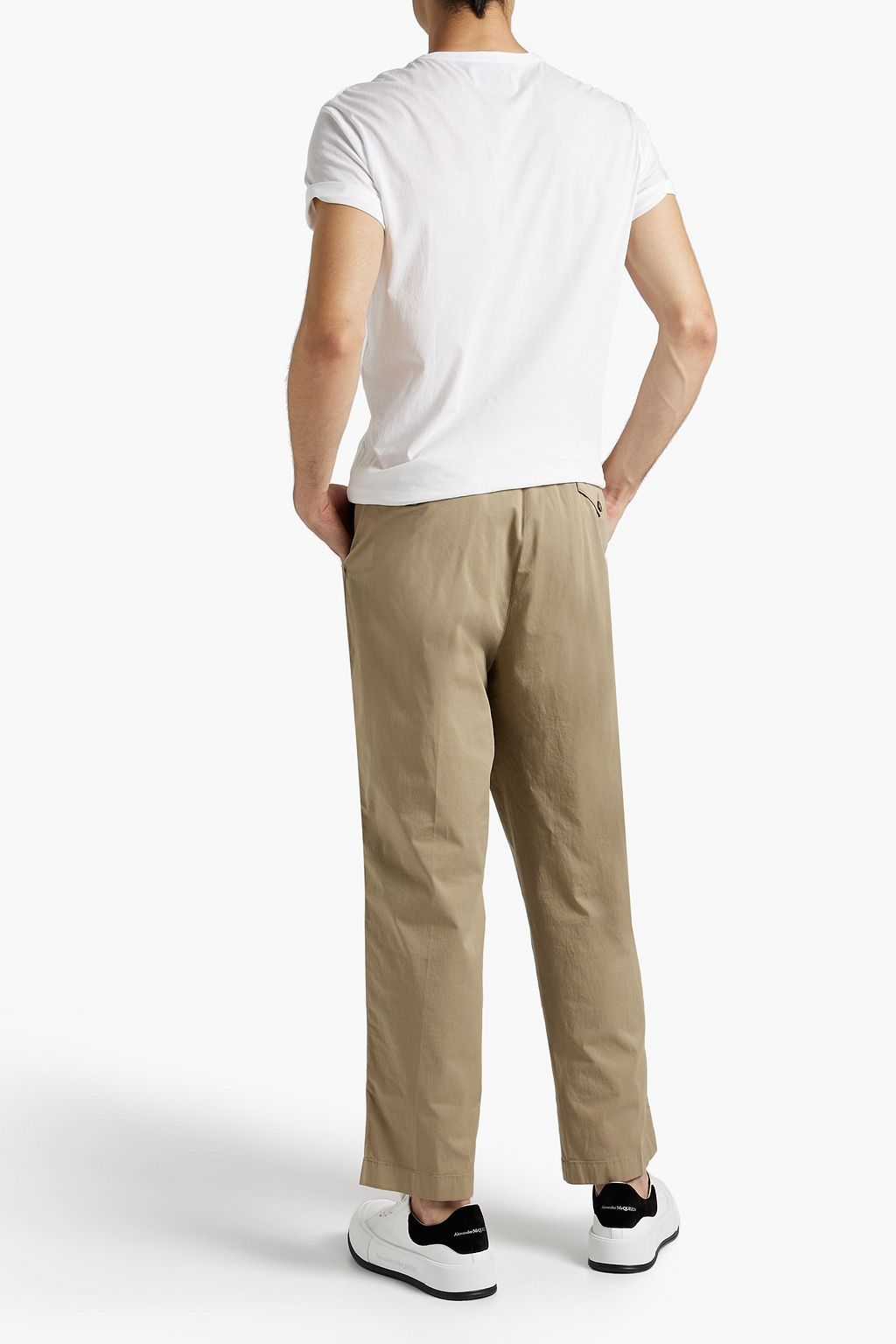 OFFICINE GÉNÉRALE Flocked cotton-jersey T-shirt