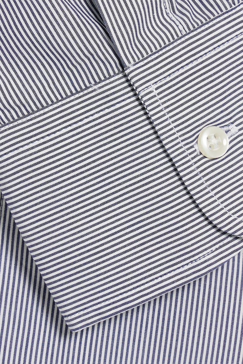 OFFICINE GÉNÉRALE Benoit striped cotton-poplin shirt