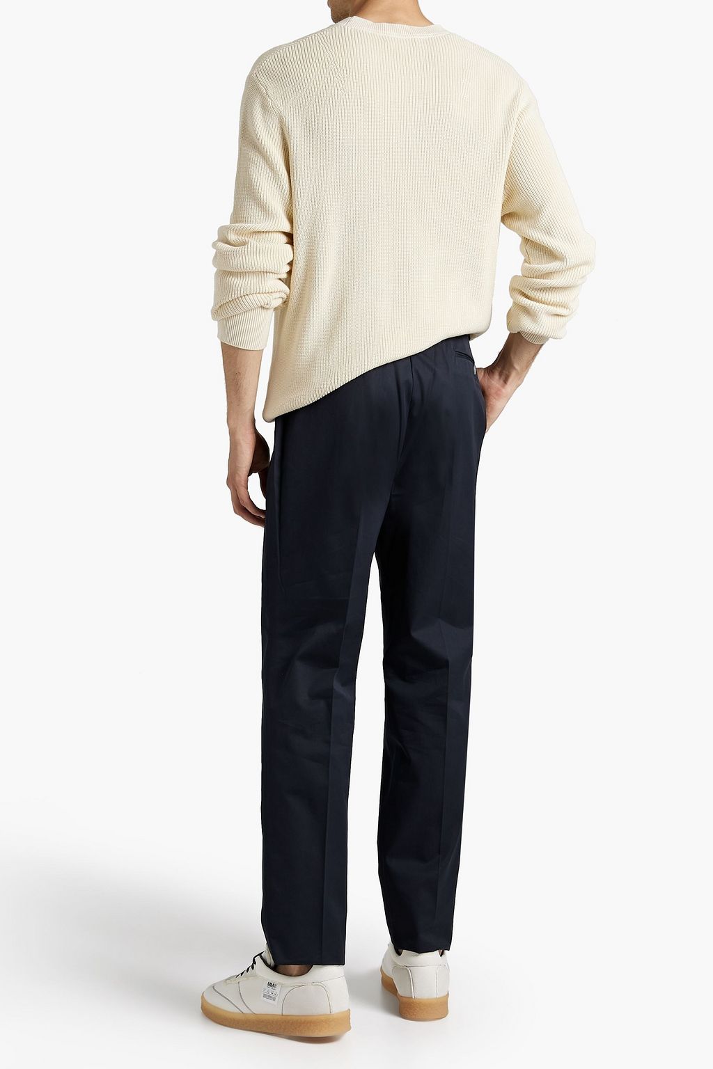 OFFICINE GÉNÉRALE Tailor slim-fit wool and cashmere-blend twill pants