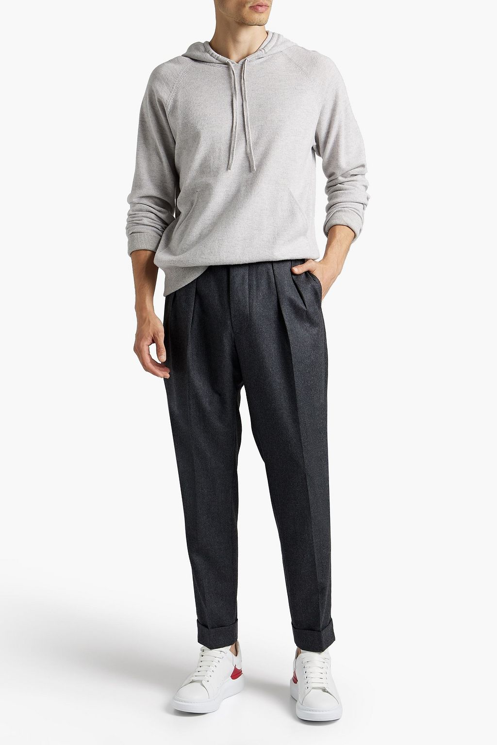 OFFICINE GÉNÉRALE Paul slim-fit wool-flannel pants