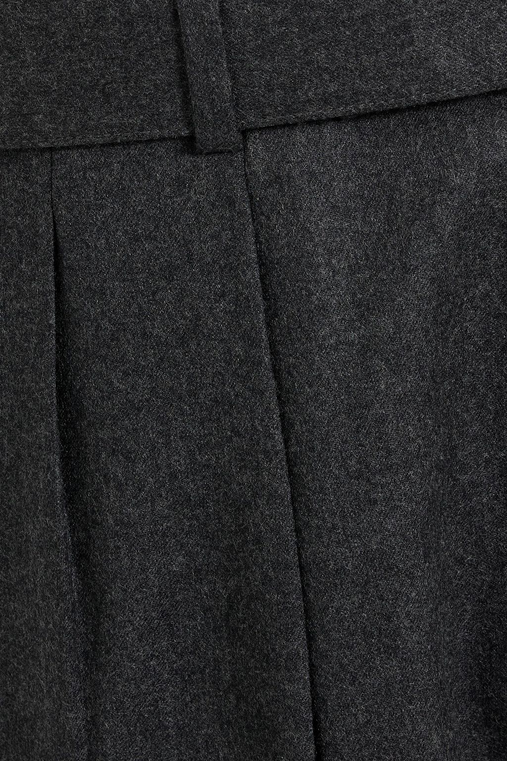 OFFICINE GÉNÉRALE Pierre tapered pleated wool-flannel pants