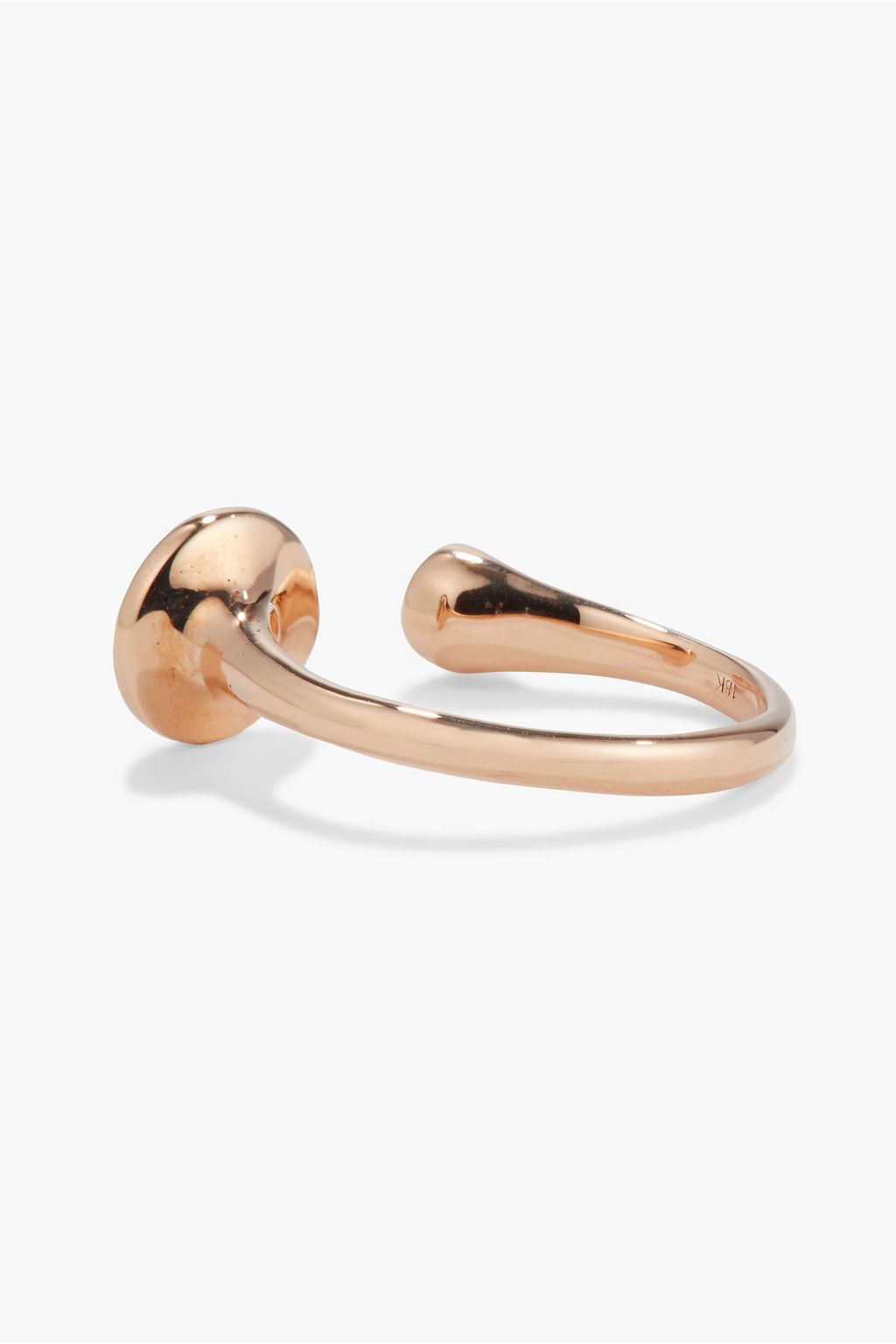 PAMELA LOVE 18-karat rose gold diamond ring