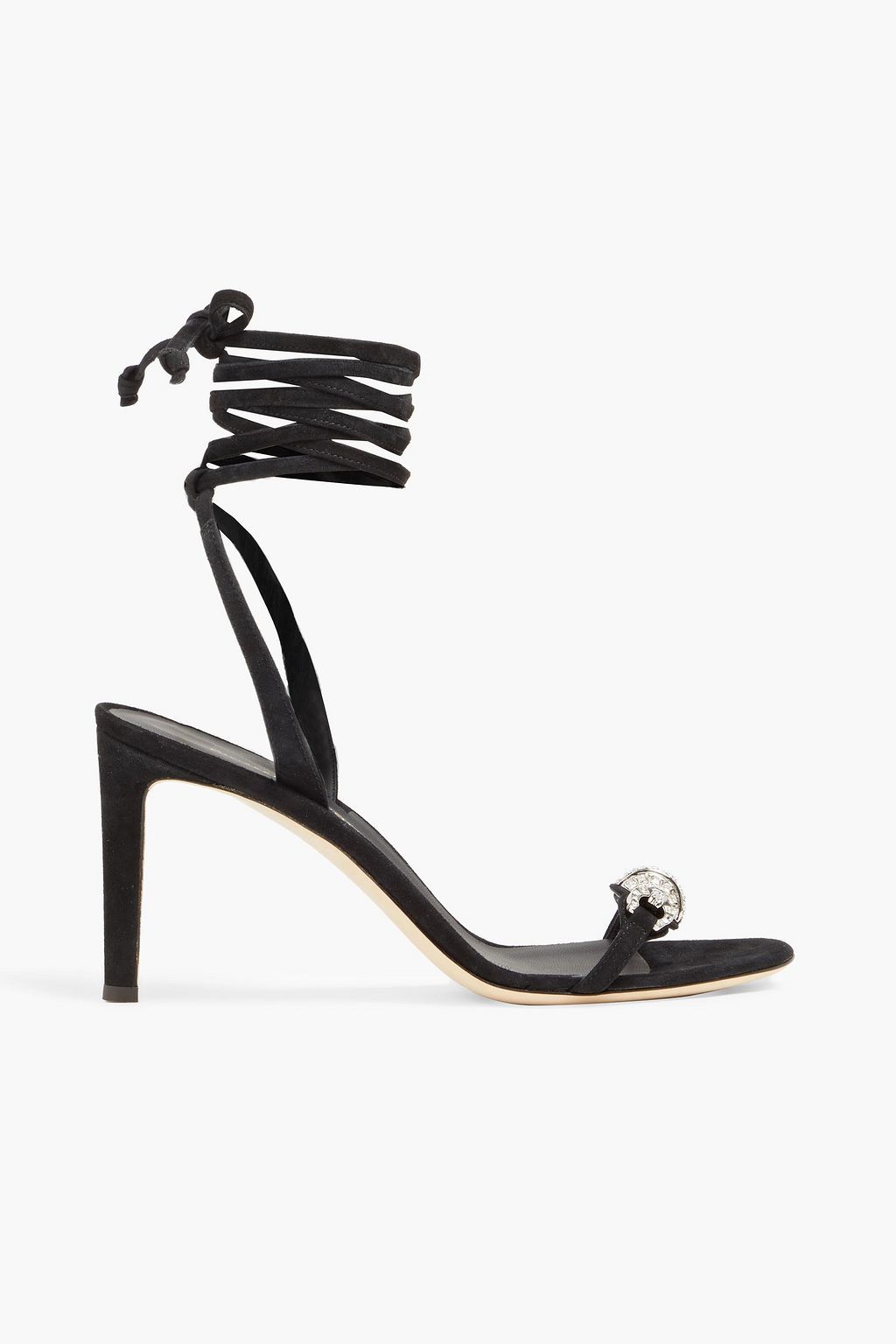 GIUSEPPE ZANOTTI Thais embellished suede sandals THE OUTNET