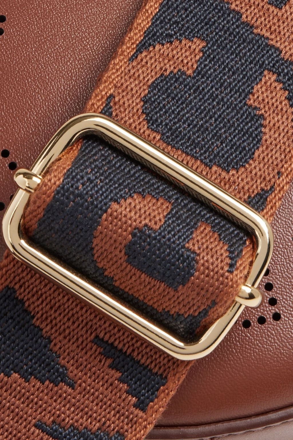STELLA MCCARTNEY Perforated faux leather shoulder bag