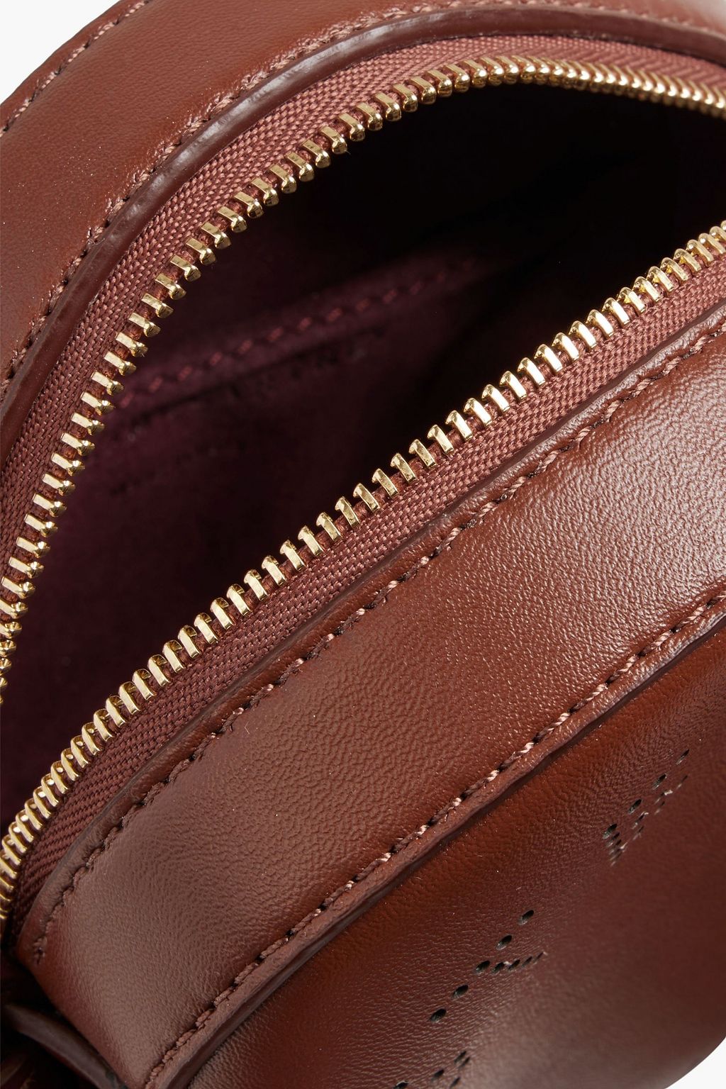 STELLA MCCARTNEY Perforated faux leather shoulder bag