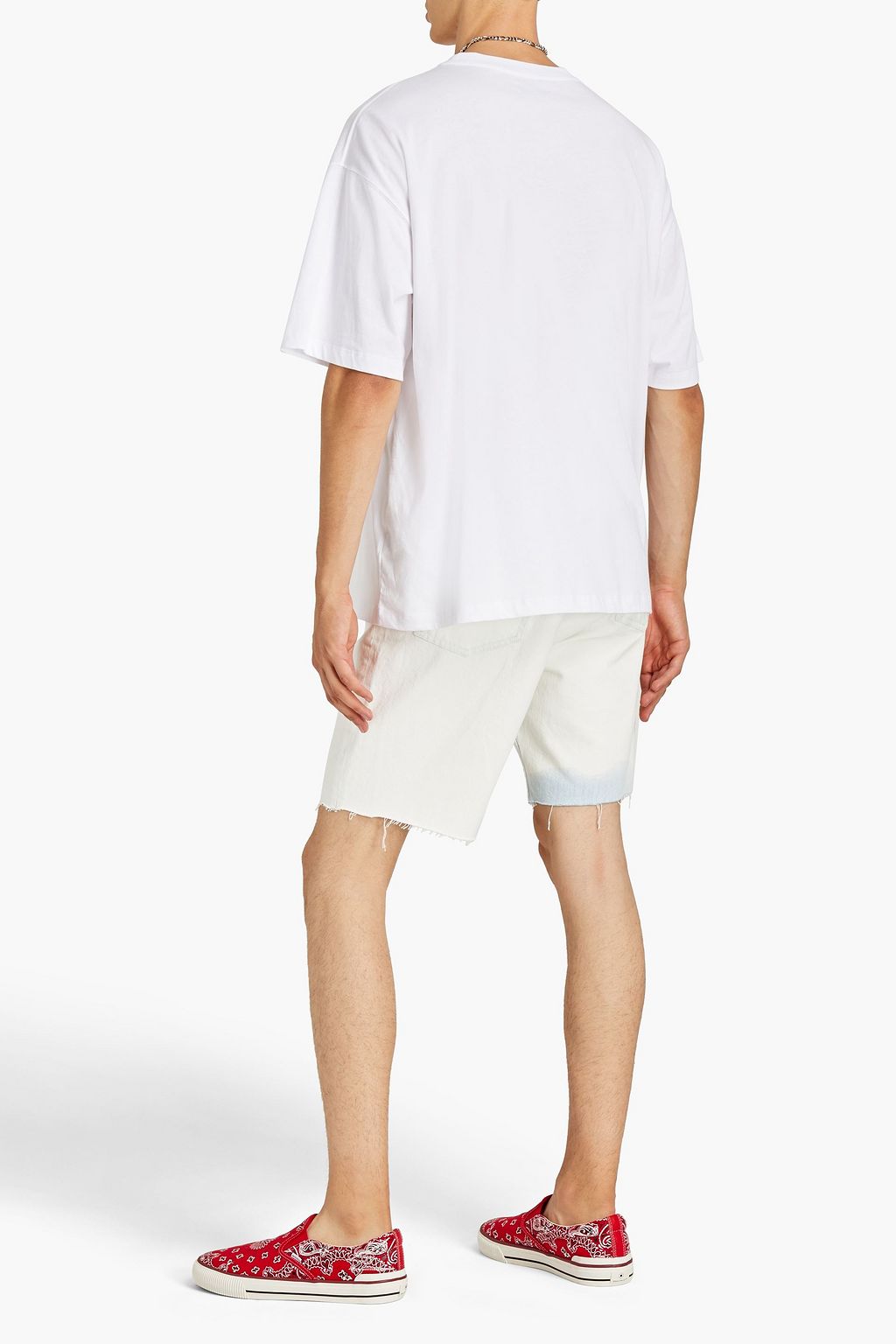 OPENING CEREMONY Printed cotton-jersey T-shirt