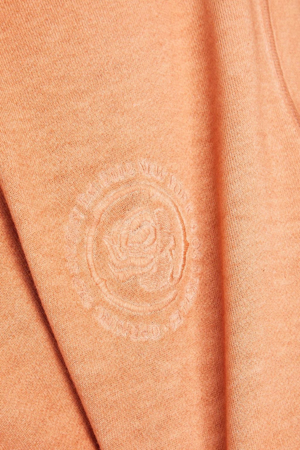 OPENING CEREMONY Embroidered dégradé French cotton-terry sweatshirt