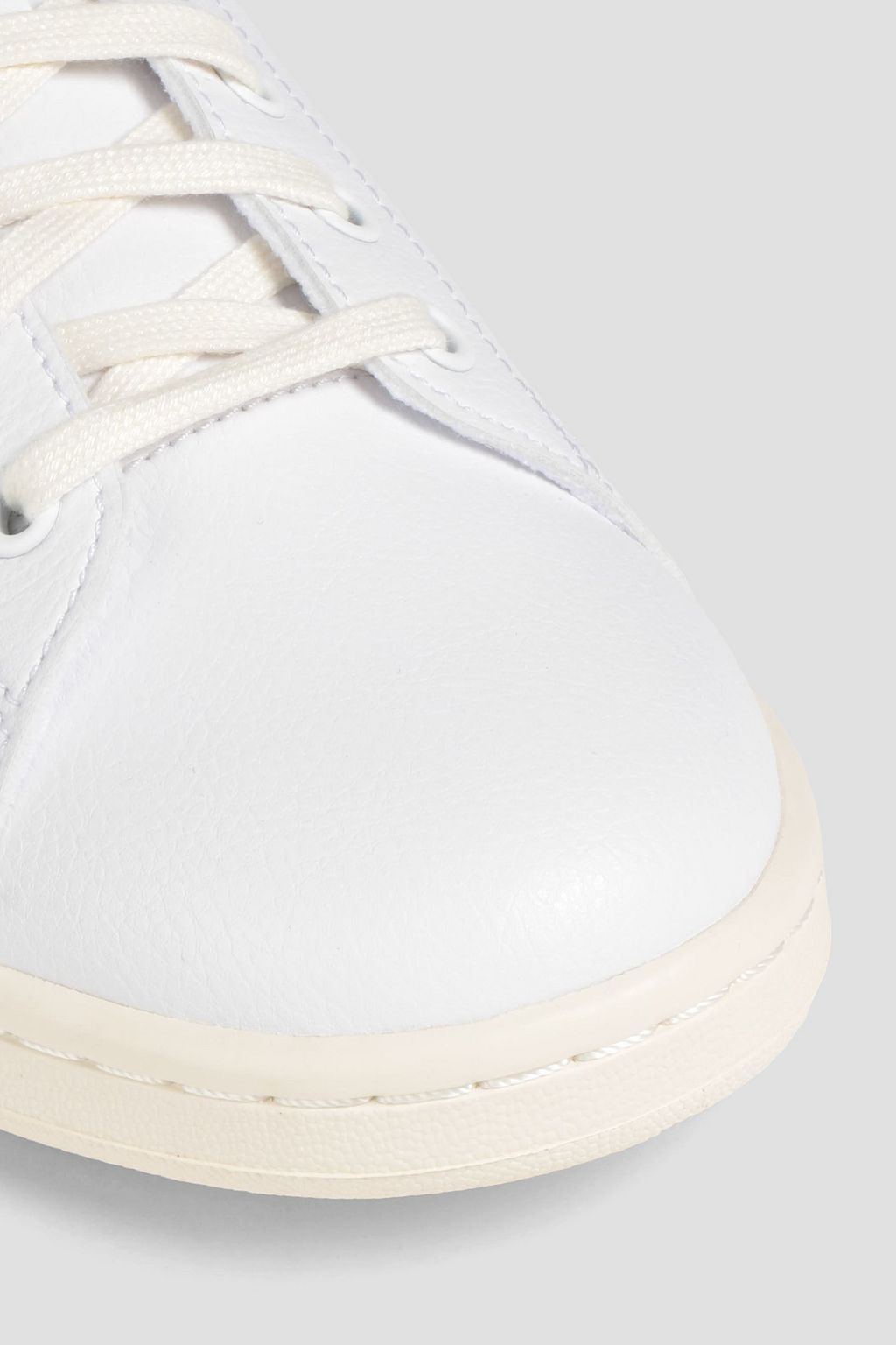 ADIDAS ORIGINALS Two-tone perforated faux leather sneakers