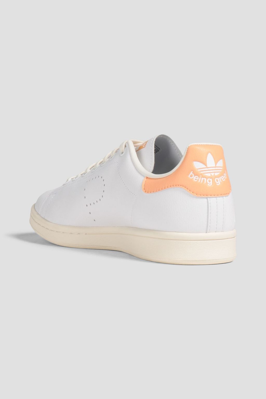 ADIDAS ORIGINALS Two-tone perforated faux leather sneakers