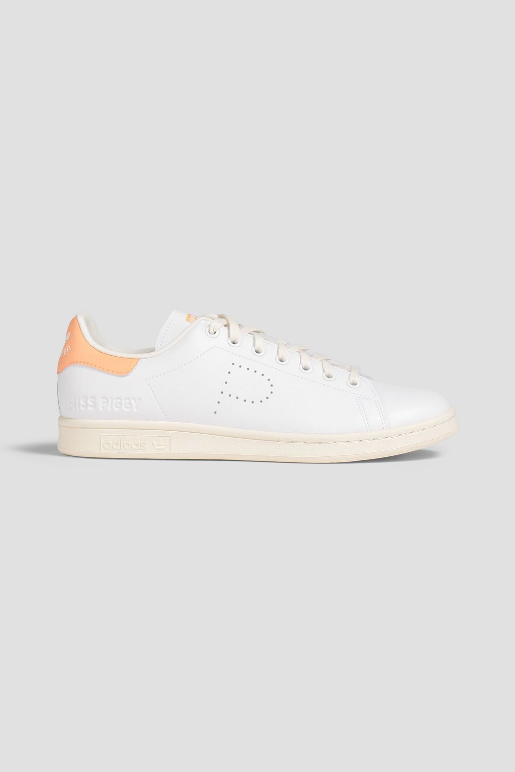 Gran engaño Vacilar De ninguna manera White Two-tone perforated faux leather sneakers | ADIDAS ORIGINALS | THE  OUTNET