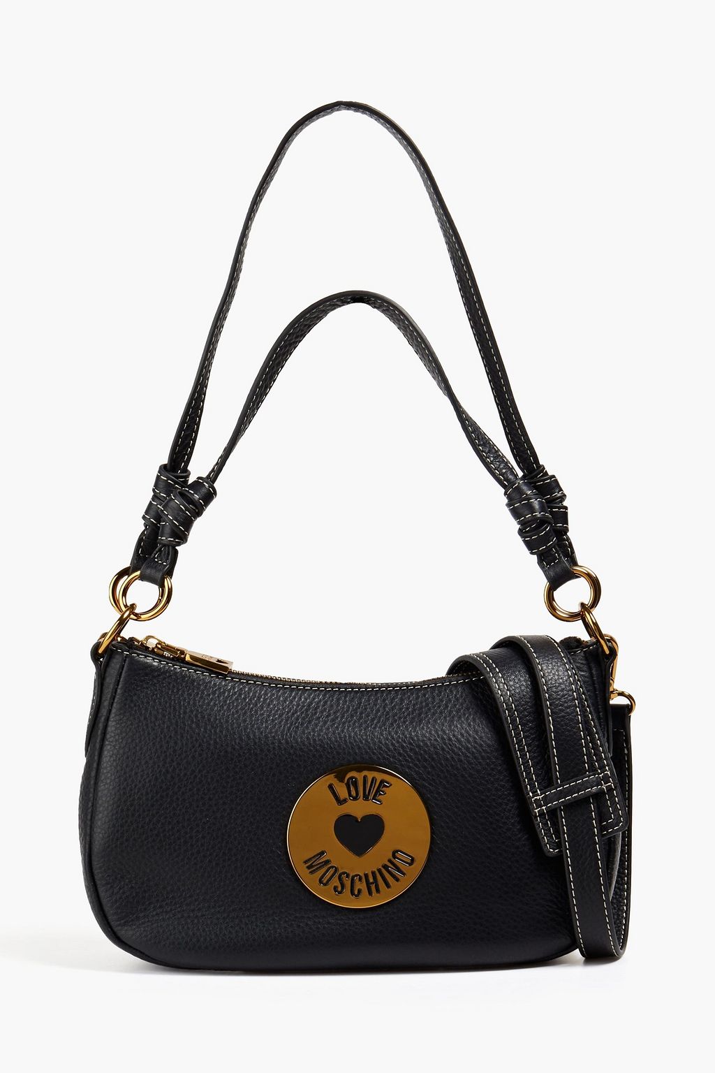 LOVE MOSCHINO Pebbledleather shoulder bag THE