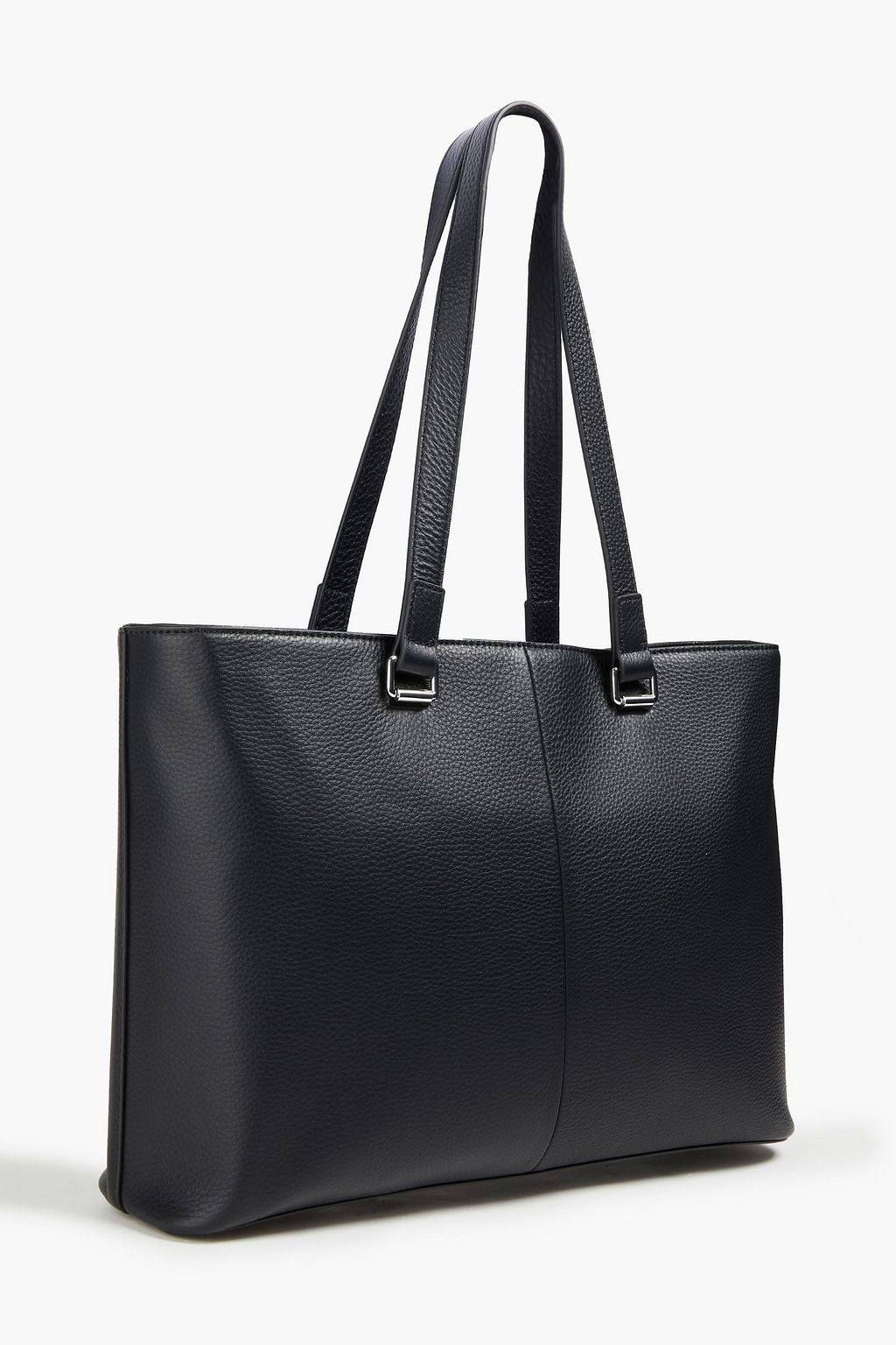 LOVE MOSCHINO Studded textured-leather tote