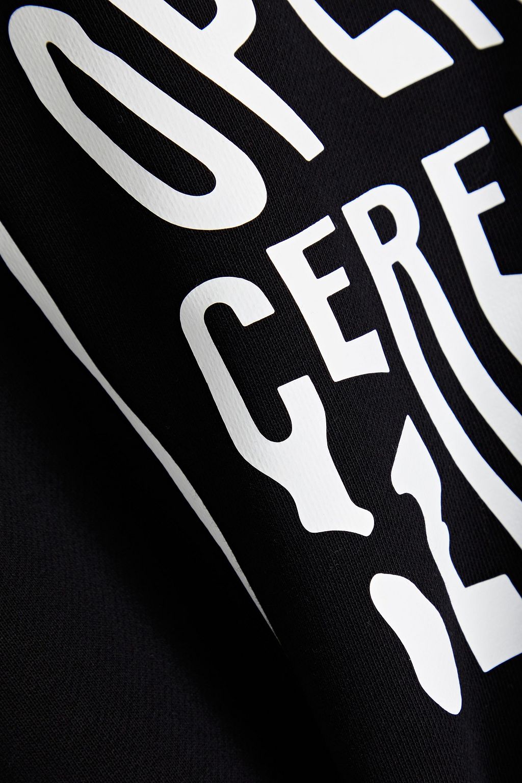 OPENING CEREMONY Printed French cotton-terry hoodie