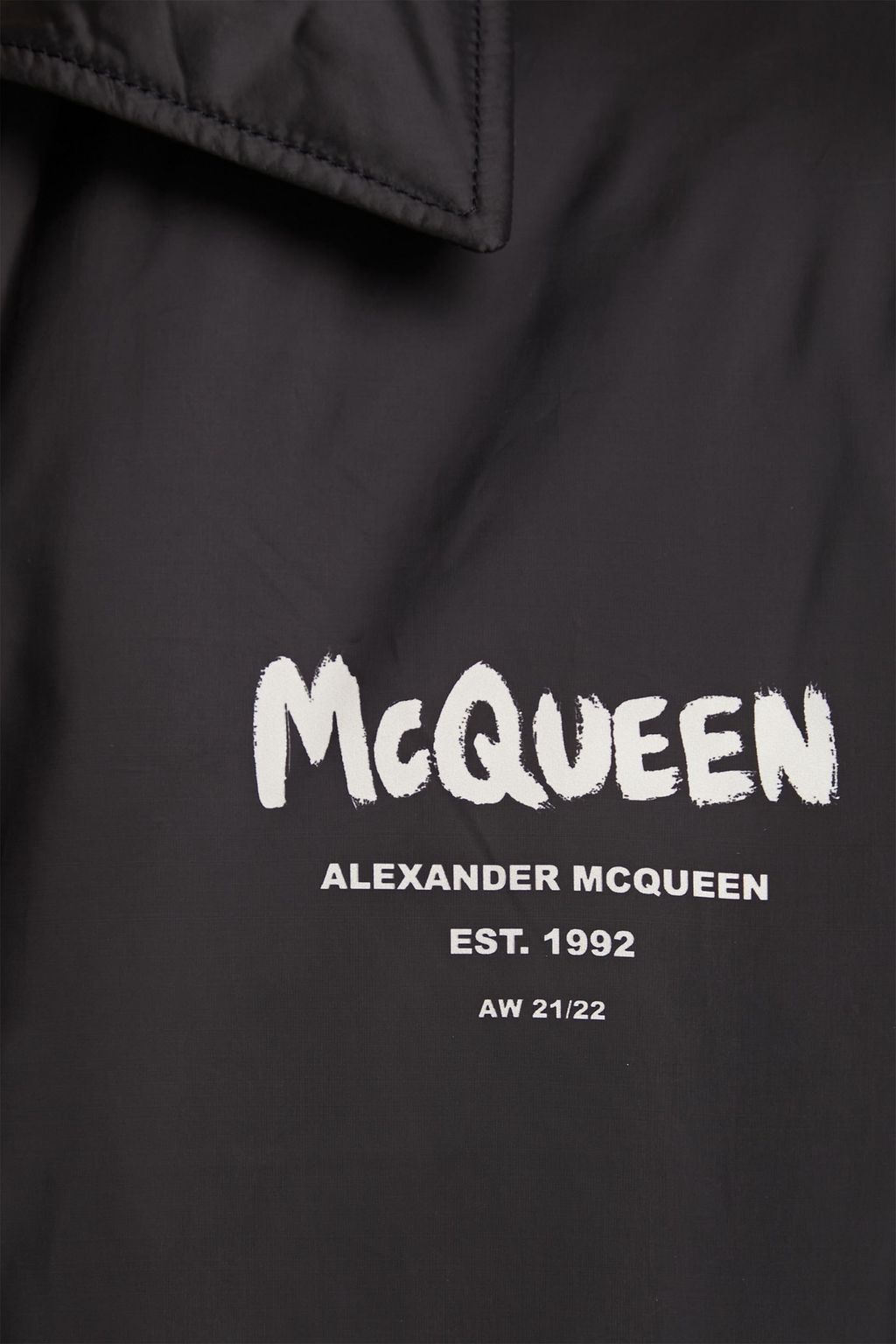 ALEXANDER MCQUEEN Logo-print shell jacket