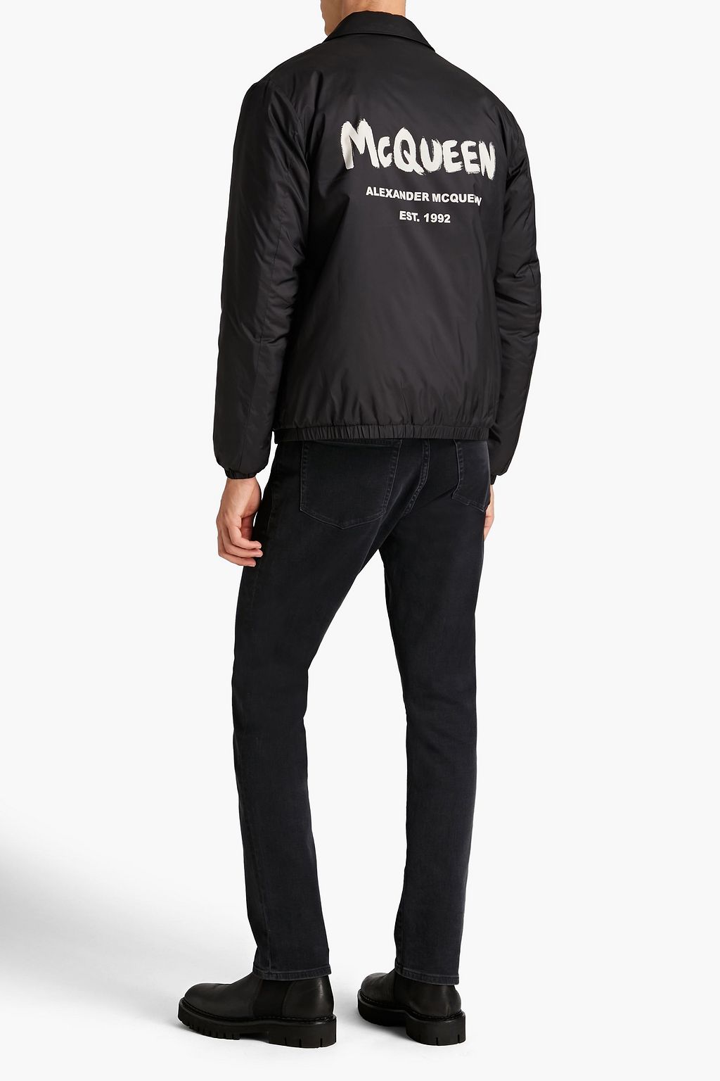 ALEXANDER MCQUEEN Logo-print shell jacket