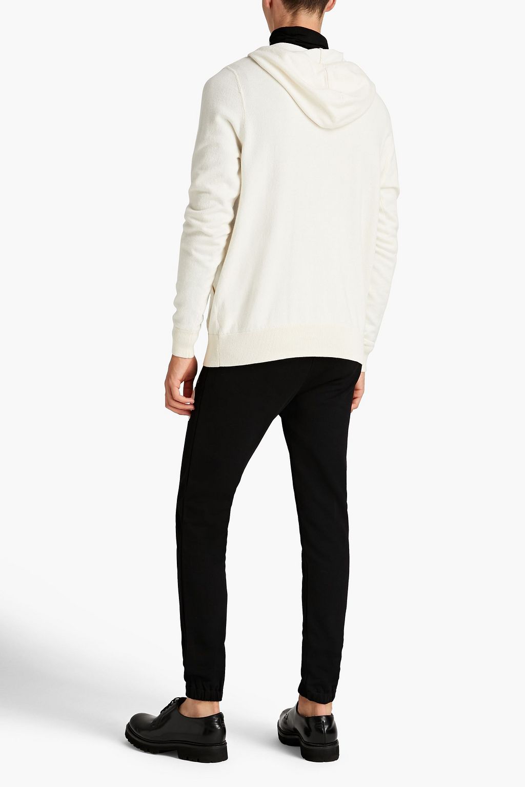 ALEXANDER MCQUEEN Embroidered French cotton-terry sweatpants