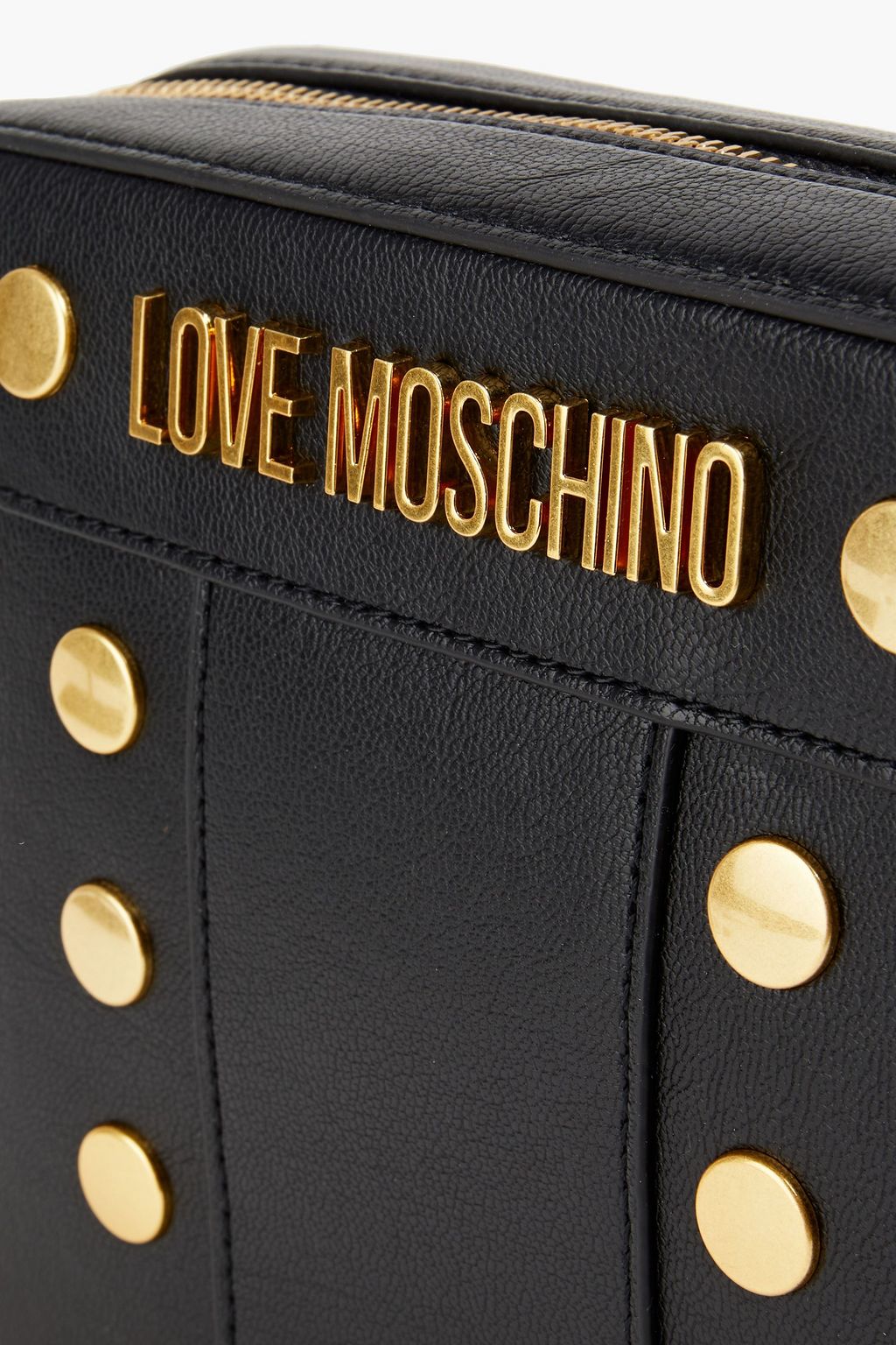 LOVE MOSCHINO Studded faux leather shoulder bag