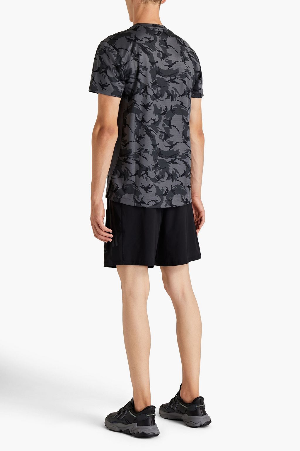 ADIDAS Logo-print stretch-jersey shorts