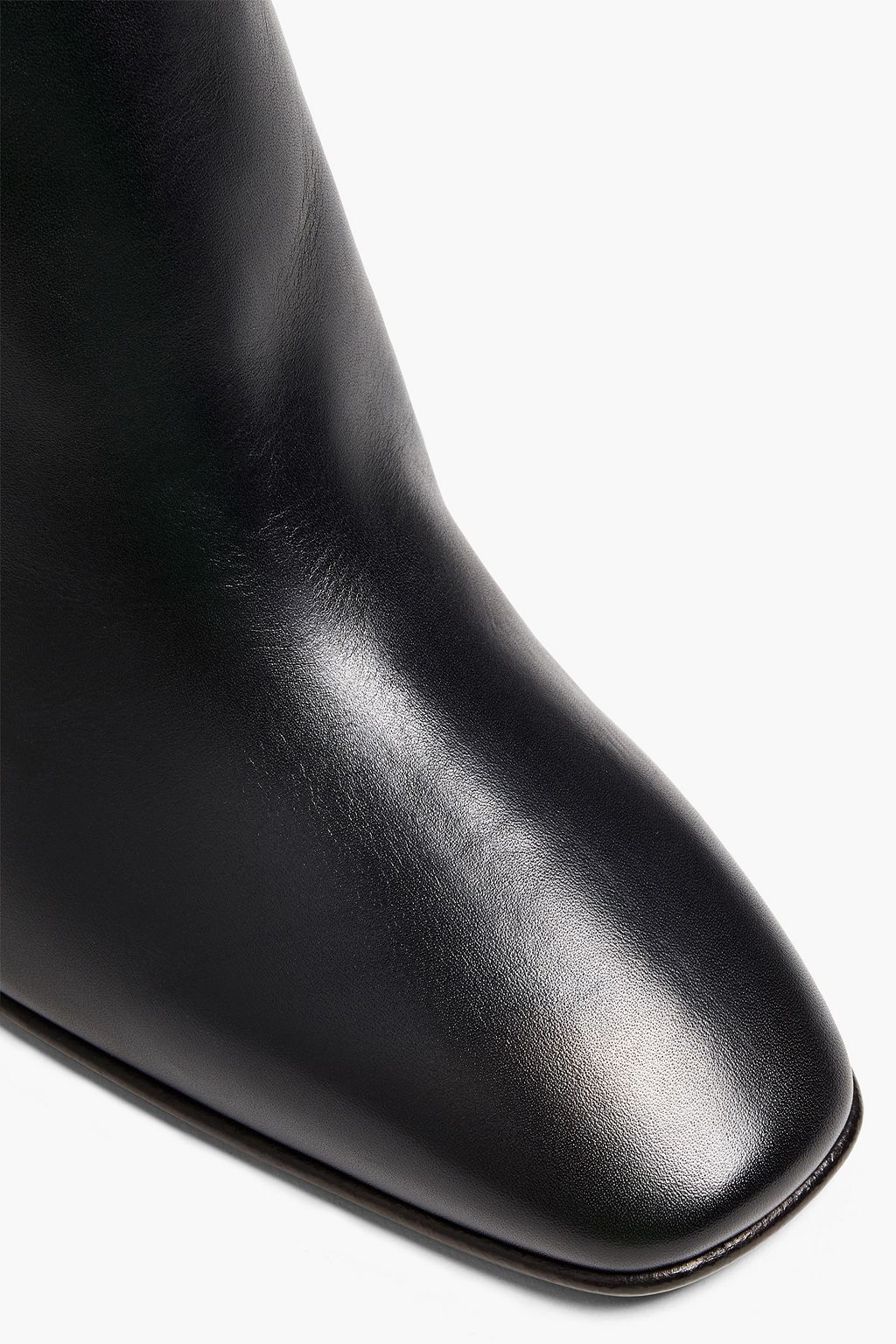 ROGER VIVIER حذاء بوت بطول الكاحل من الجلد من لونين
