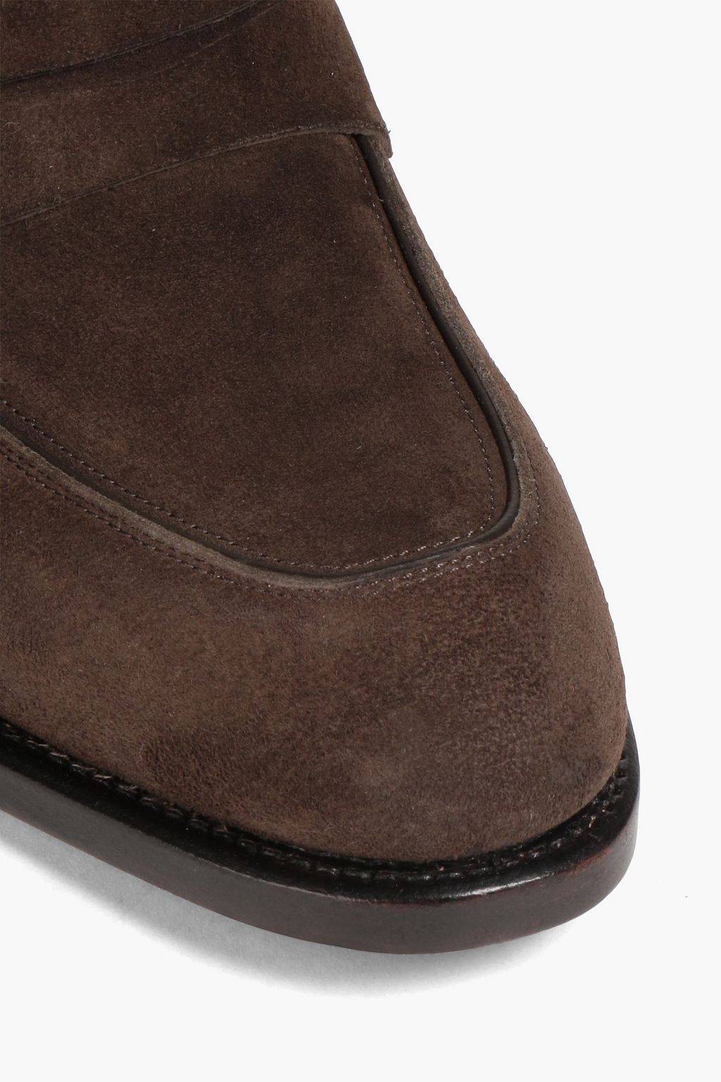 FERRAGAMO Suede penny loafers