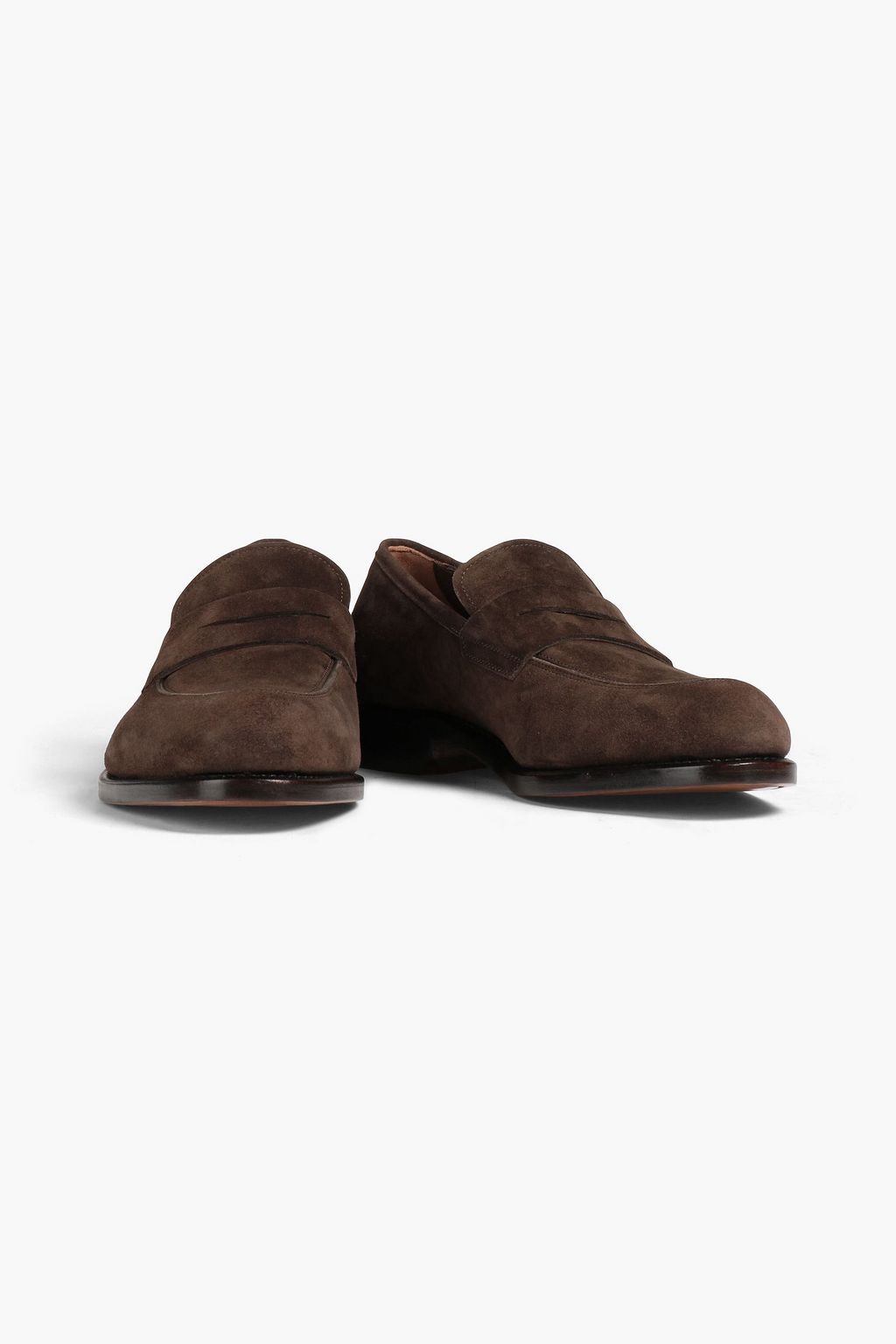 FERRAGAMO Suede penny loafers