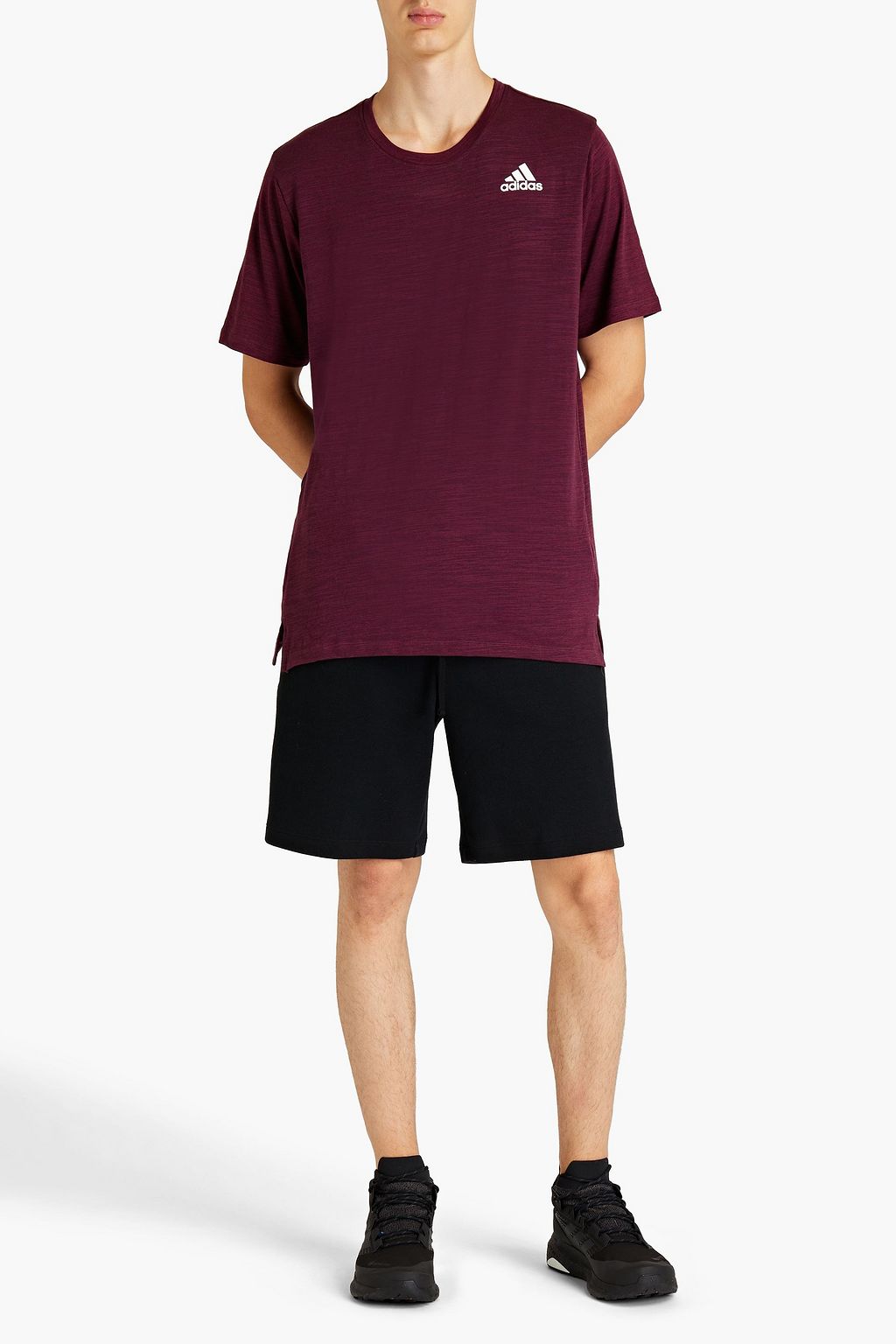 ADIDAS City Elevated printed slub jersey T-shirt