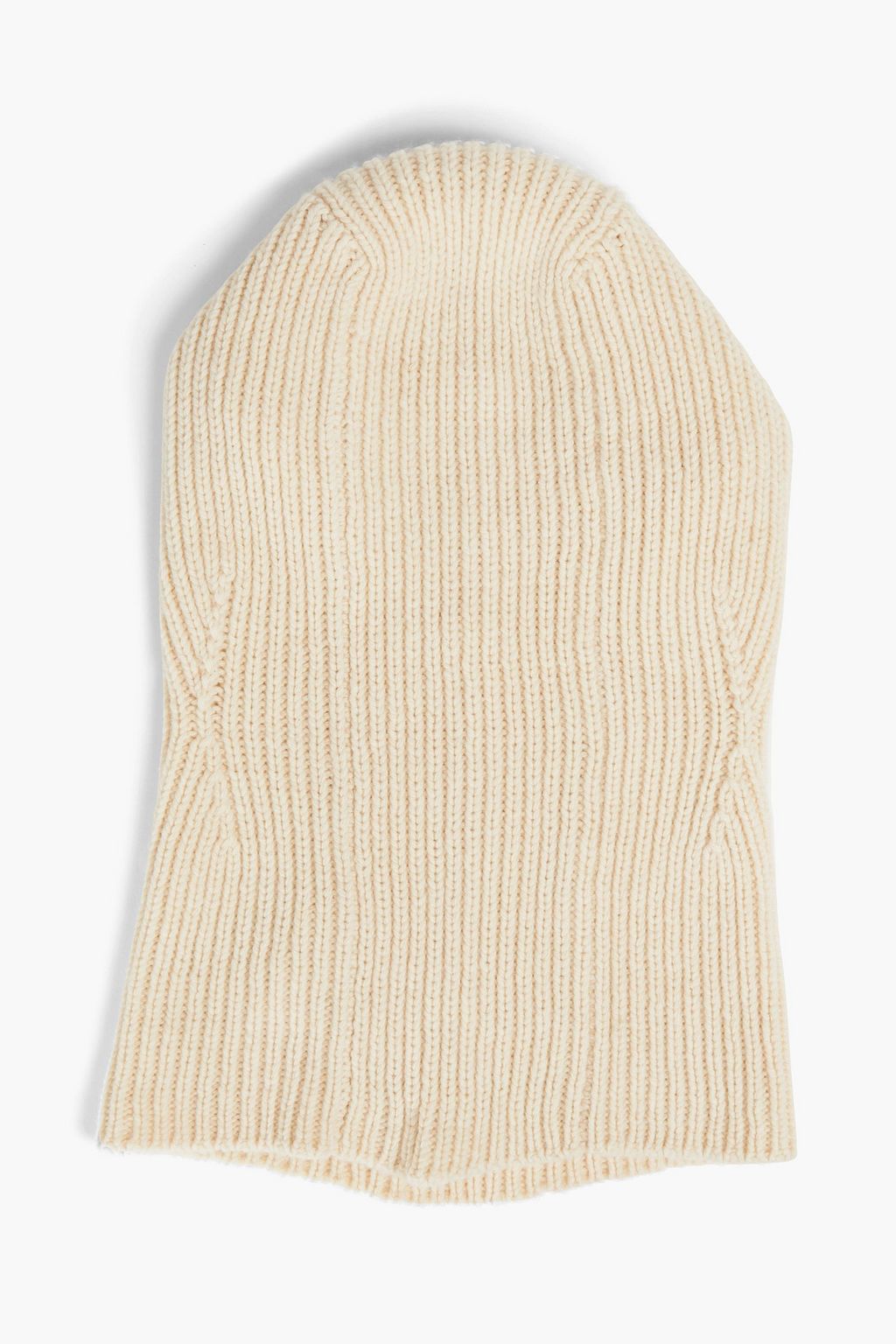 ALEXANDER MCQUEEN Ribbed wool and cashmere-blend balaclava
