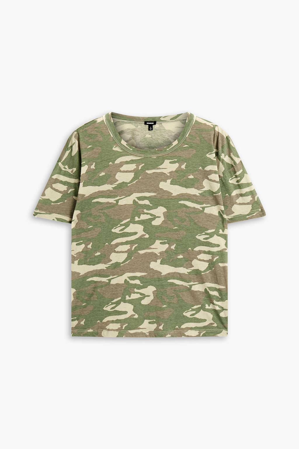 pull and bear camo t shirt