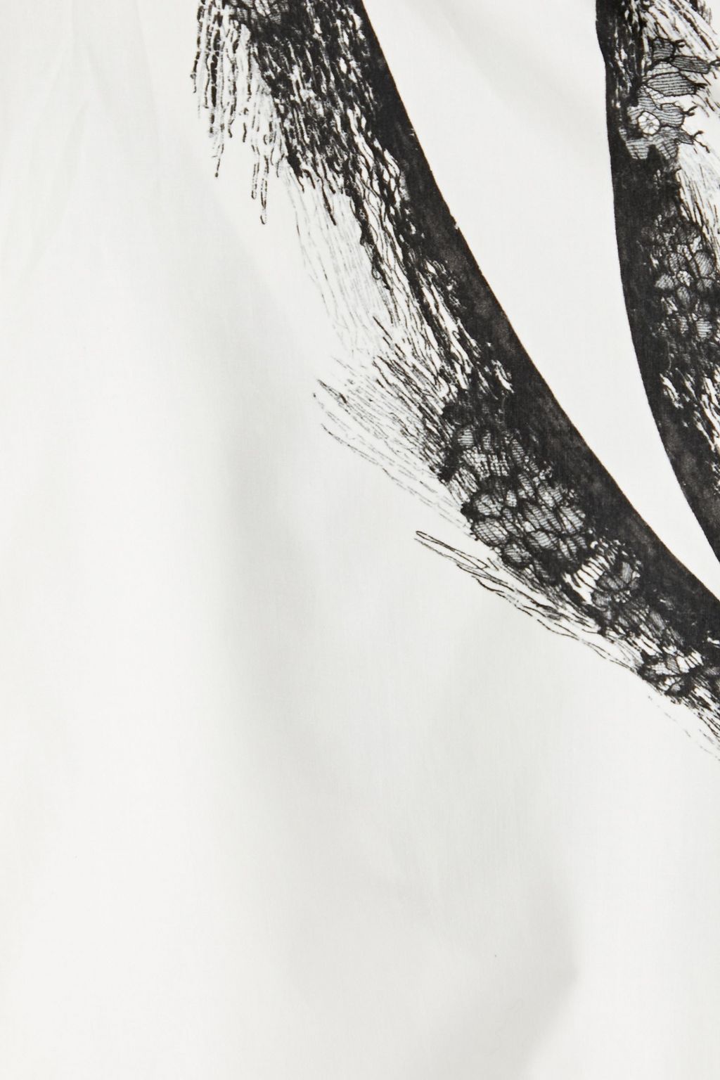 ALEXANDER MCQUEEN Printed cotton-poplin shirt