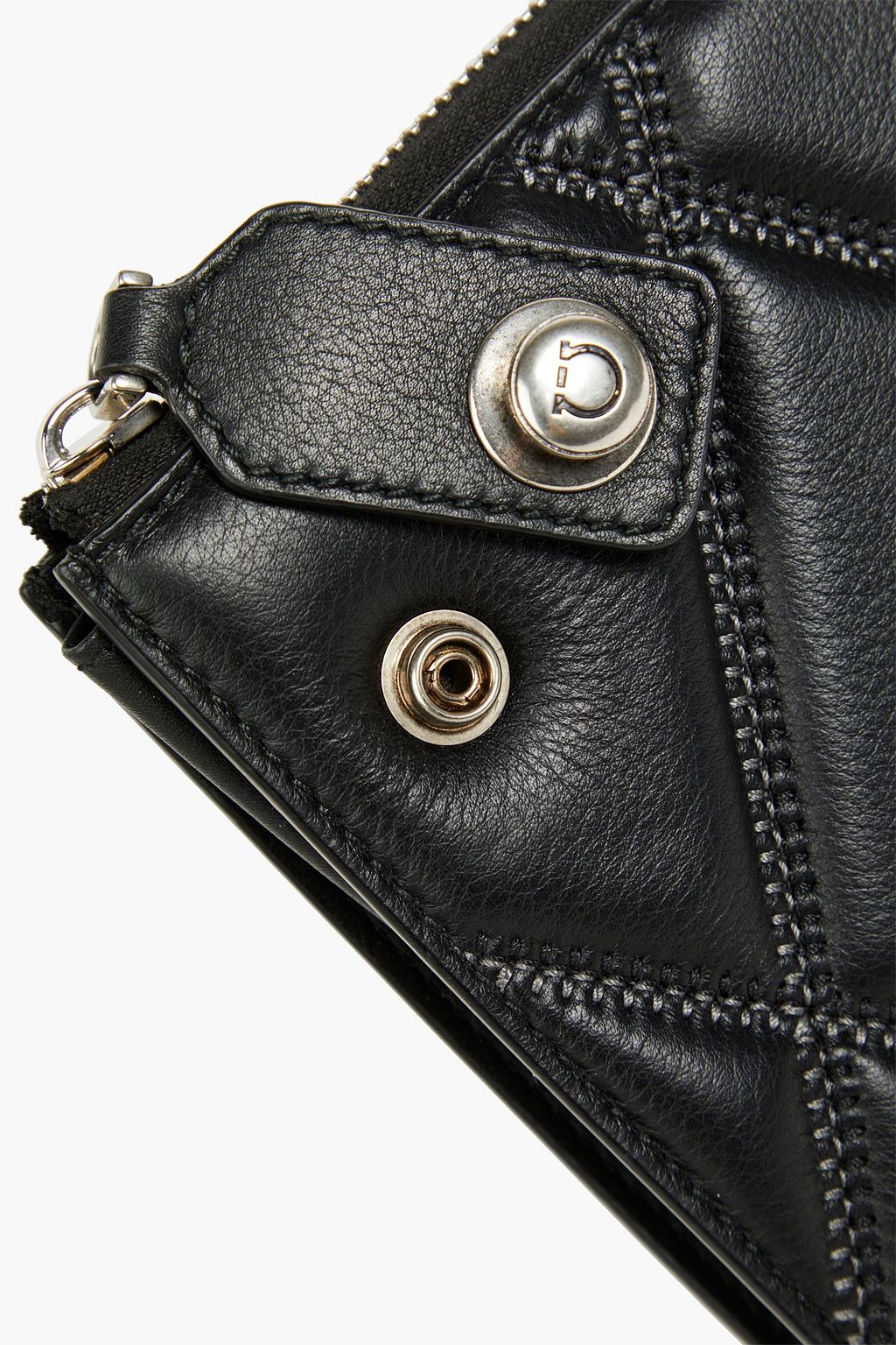 FERRAGAMO Quilted leather pouch