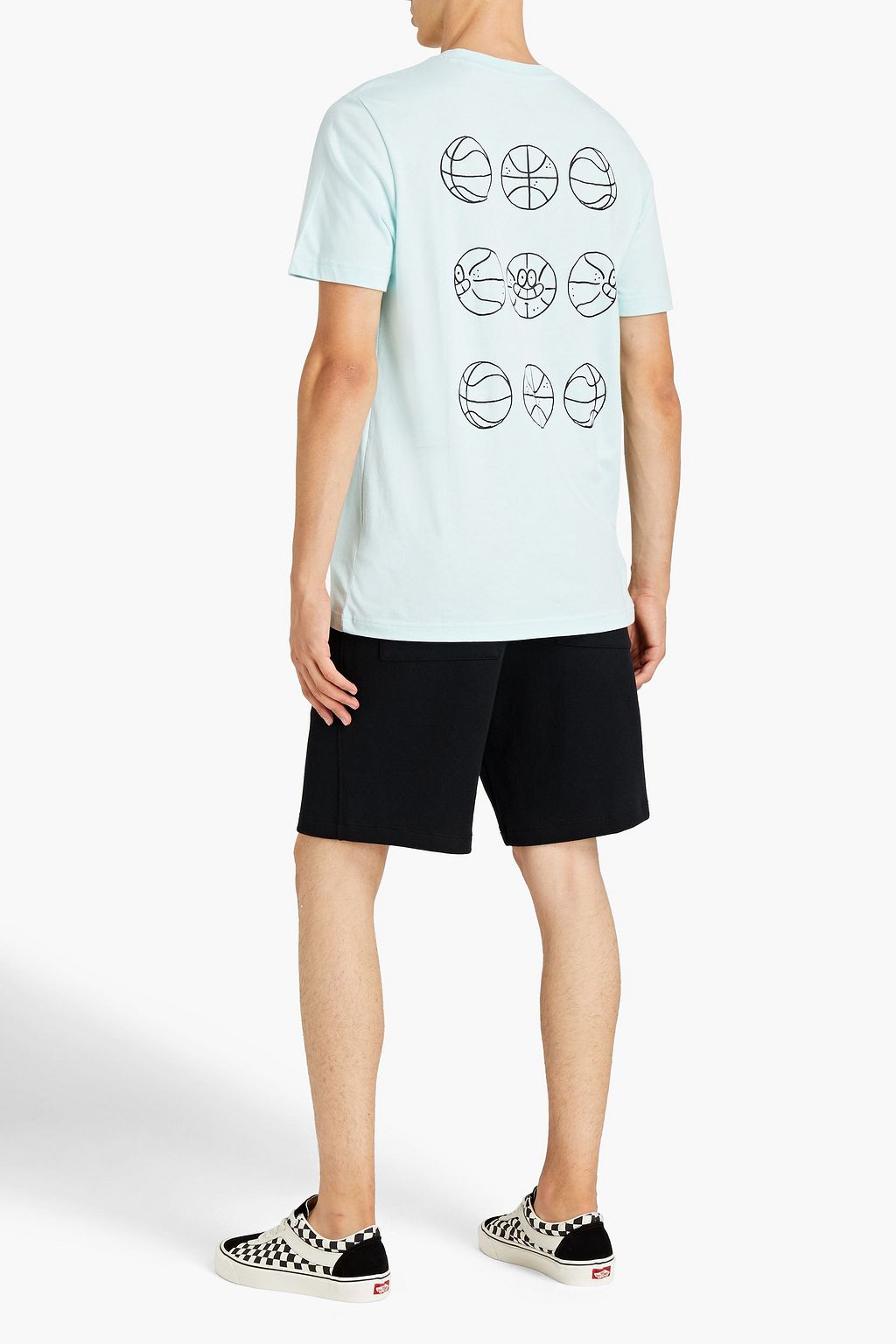 ADIDAS T-Shirt aus Baumwoll-Jersey mit Print