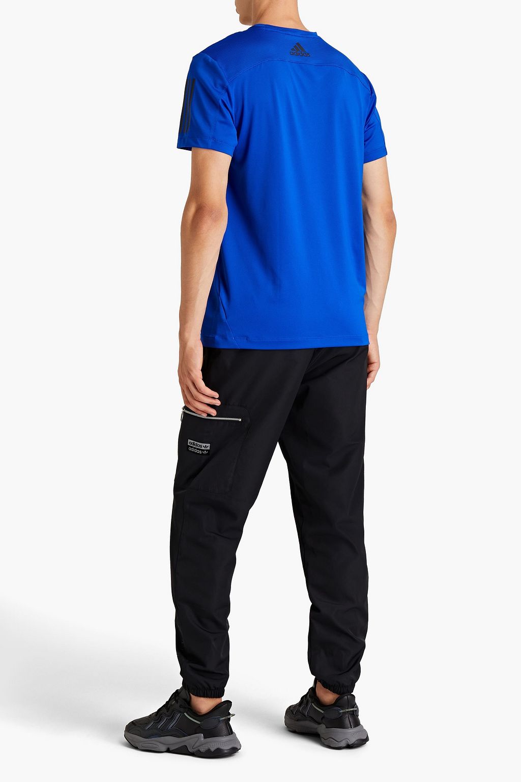 ADIDAS Logo-print stretch-jersey T-shirt