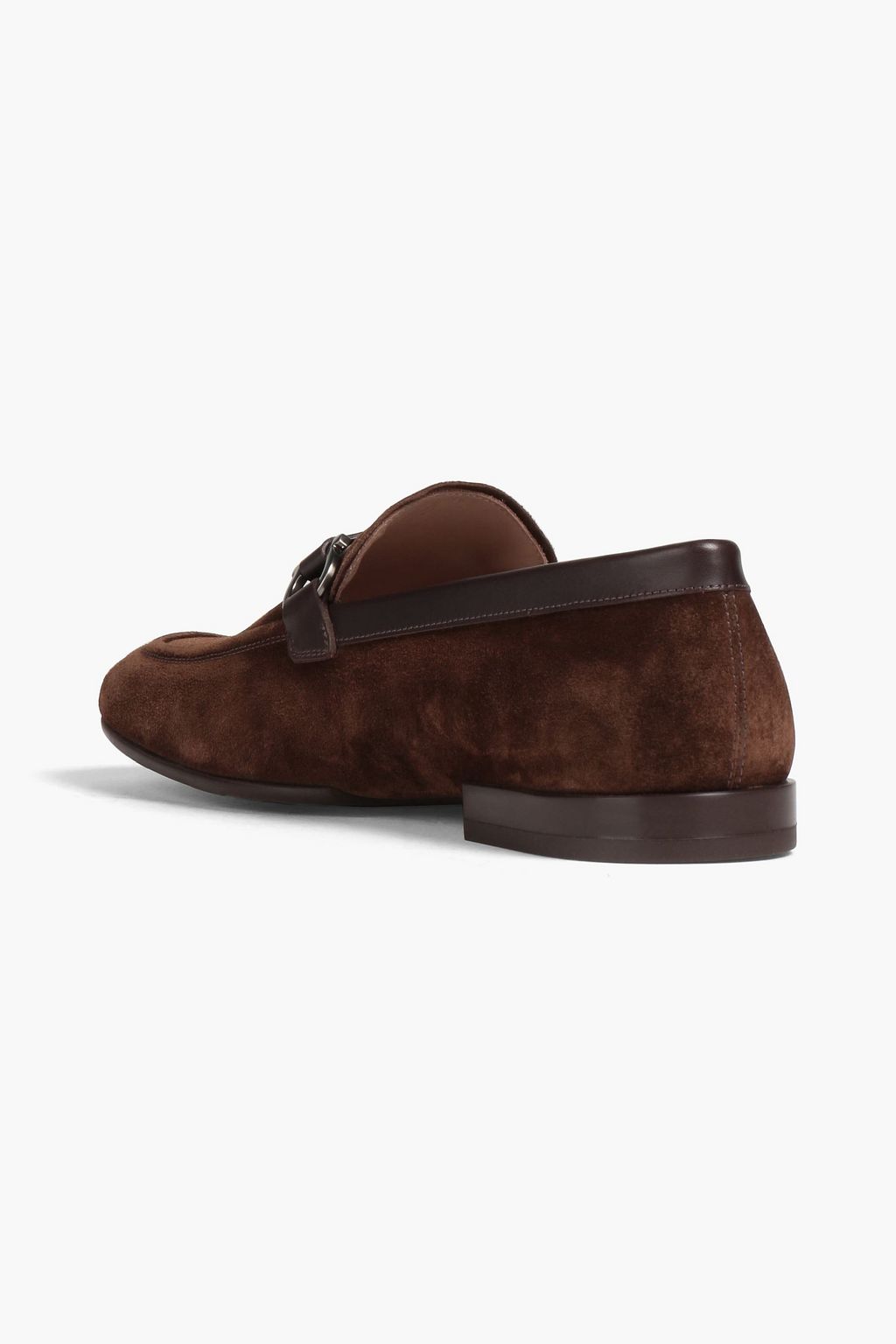 FERRAGAMO Embellished suede loafers