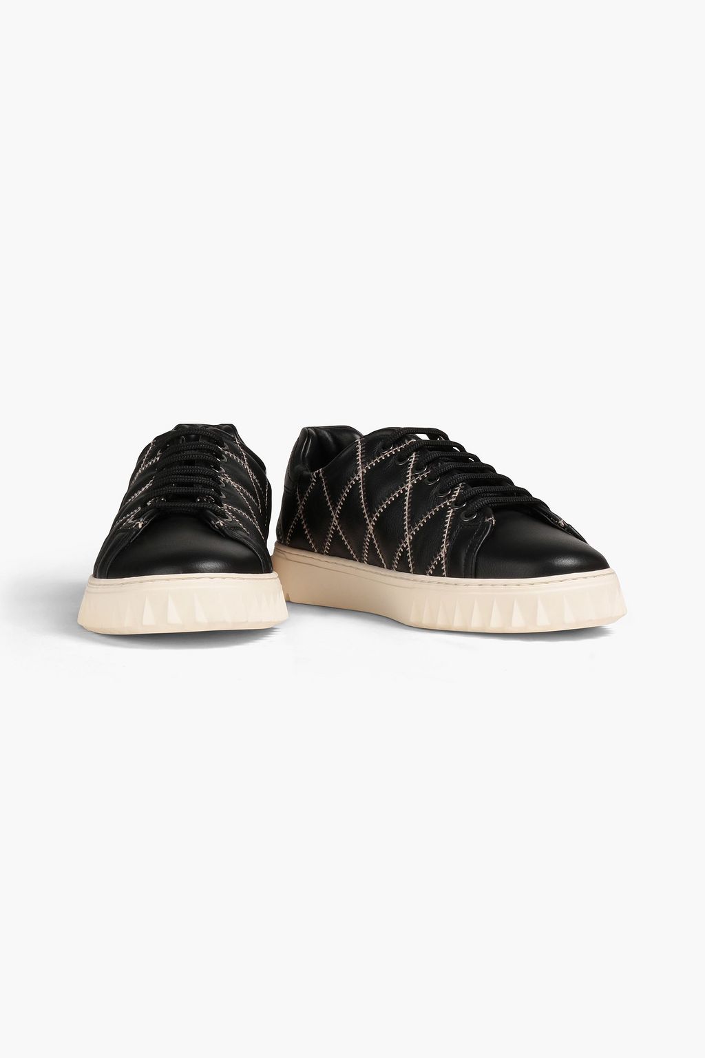 FERRAGAMO Quilted leather sneakers