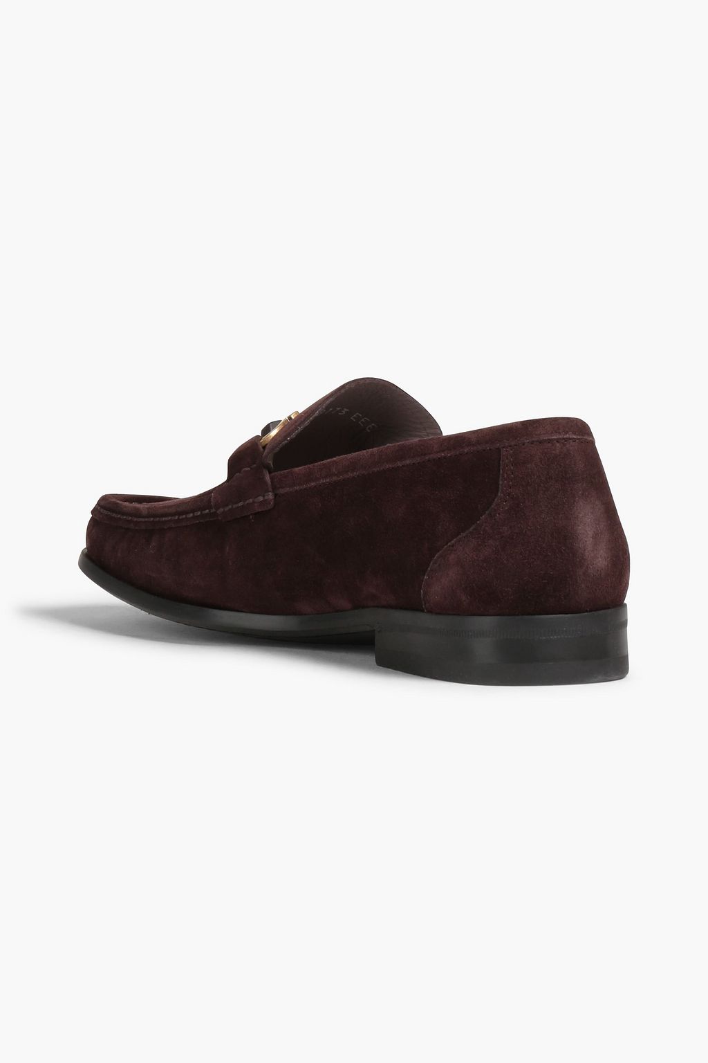 FERRAGAMO Embellished suede loafers
