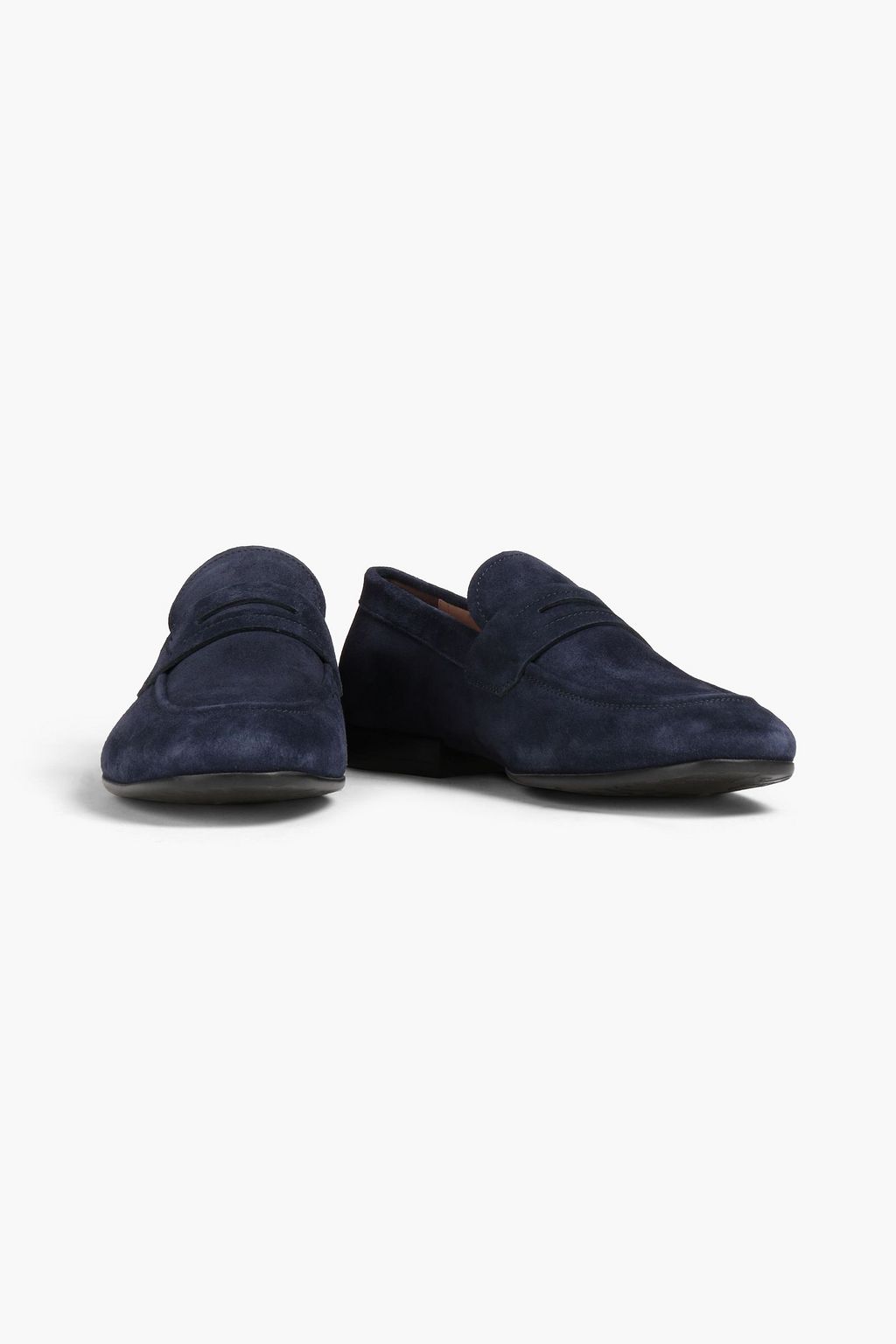 FERRAGAMO Suede penny loafers
