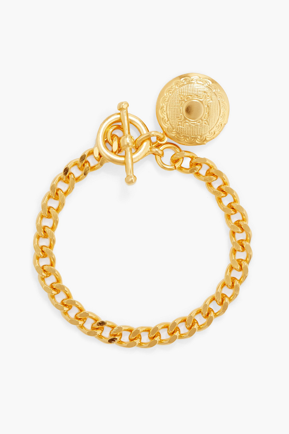 Ben-Amun 24-karat gold-plated bracelet