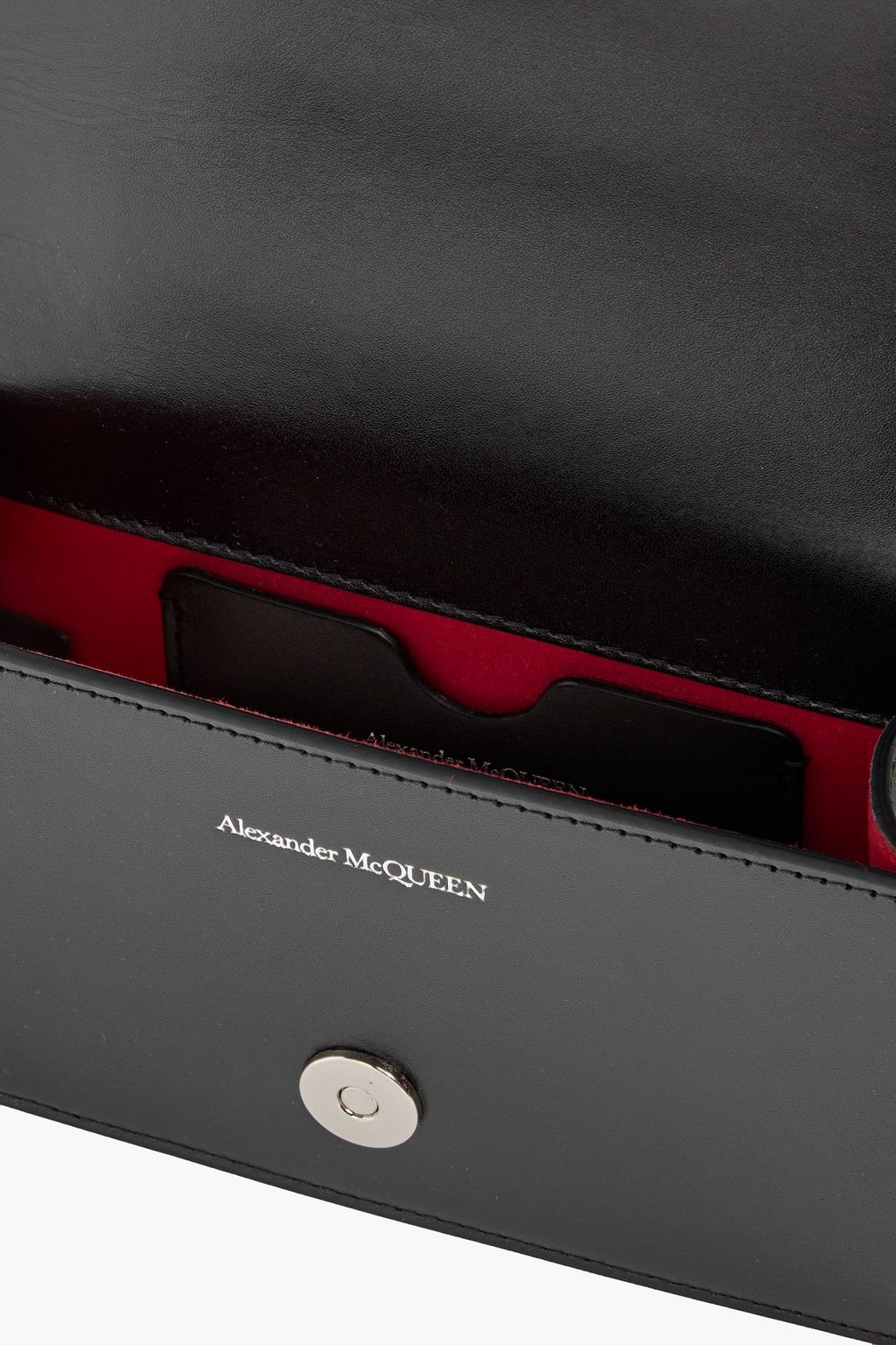 ALEXANDER MCQUEEN Embellished leather shoulder bag