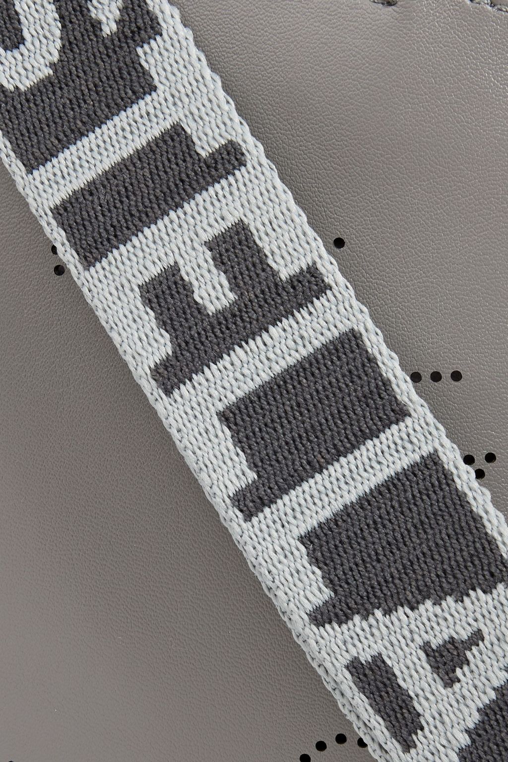 STELLA MCCARTNEY Perforated faux leather shoulder bag