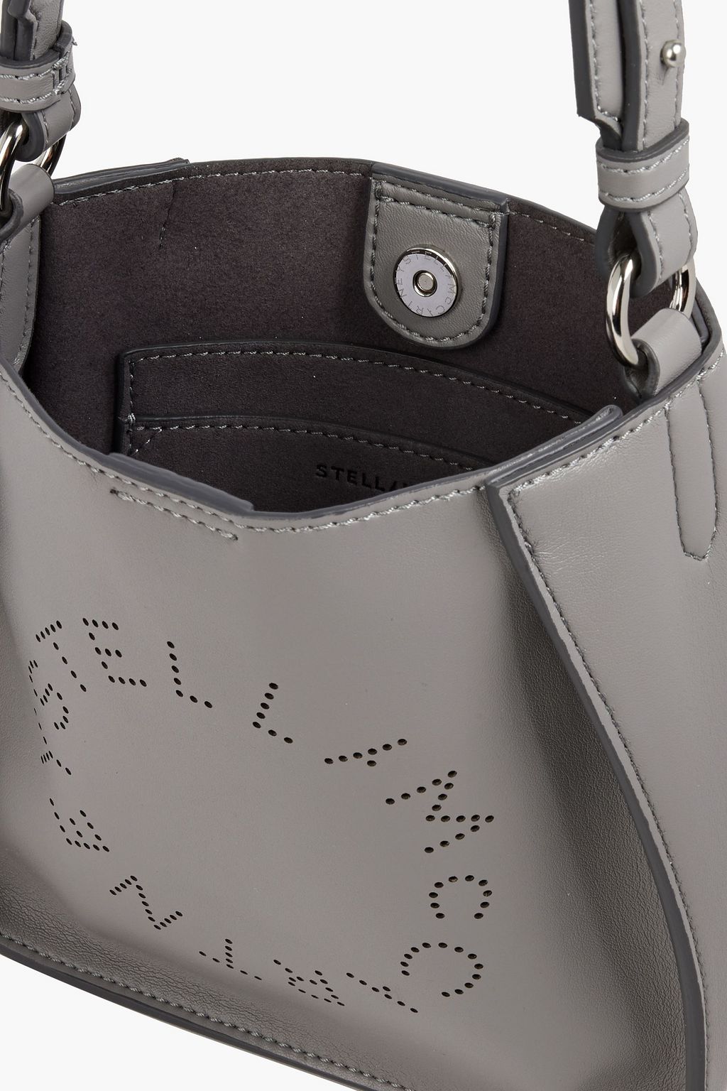 STELLA MCCARTNEY Perforated faux leather shoulder bag