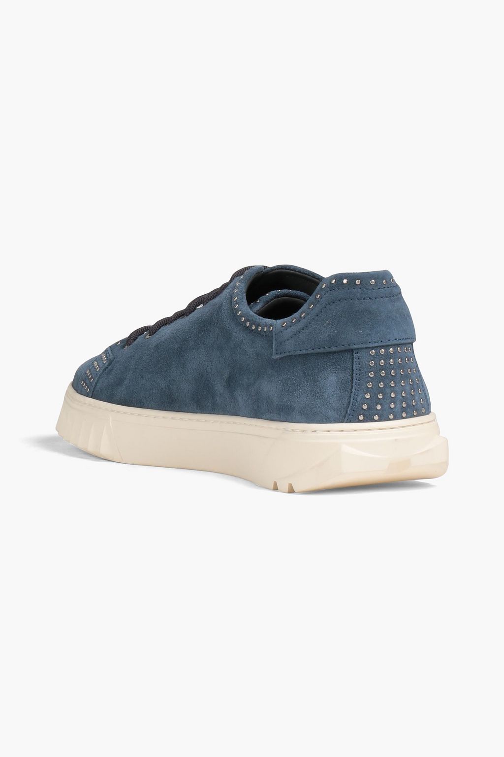 FERRAGAMO Studded suede sneakers
